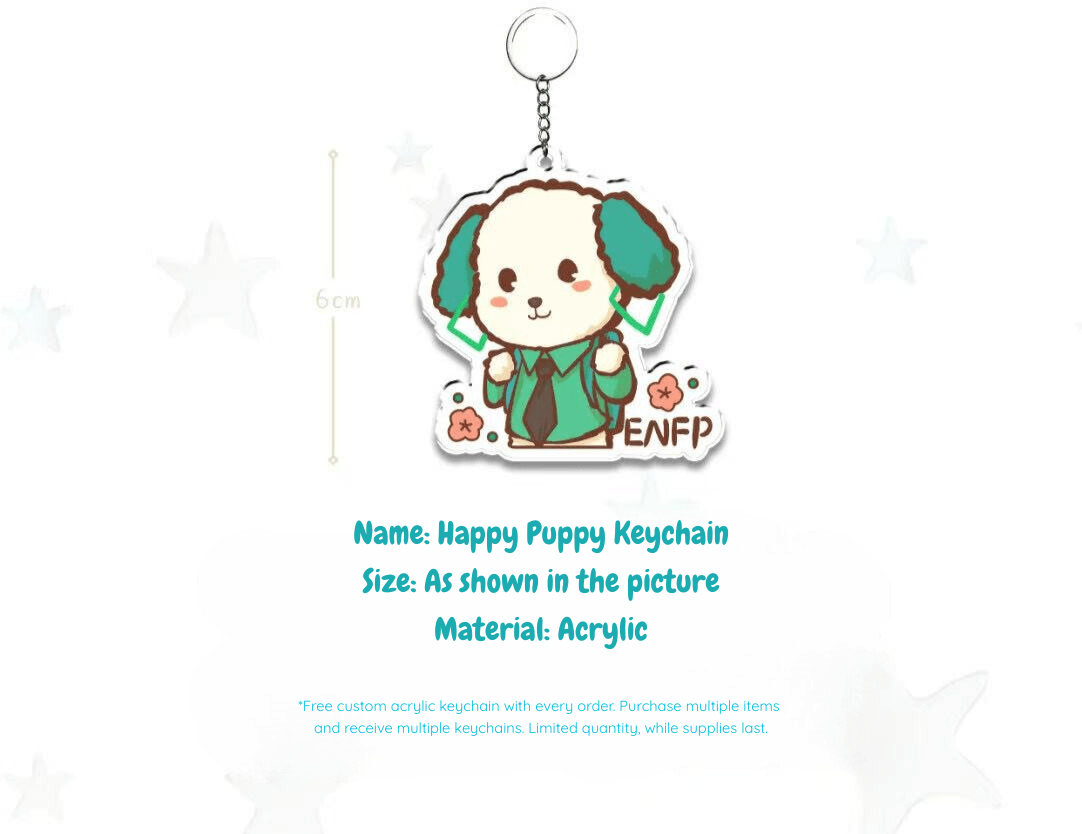 ENFP "Happy Puppy" Plush Doll | The Ultimate Gift for ENFP Characters - MindGem