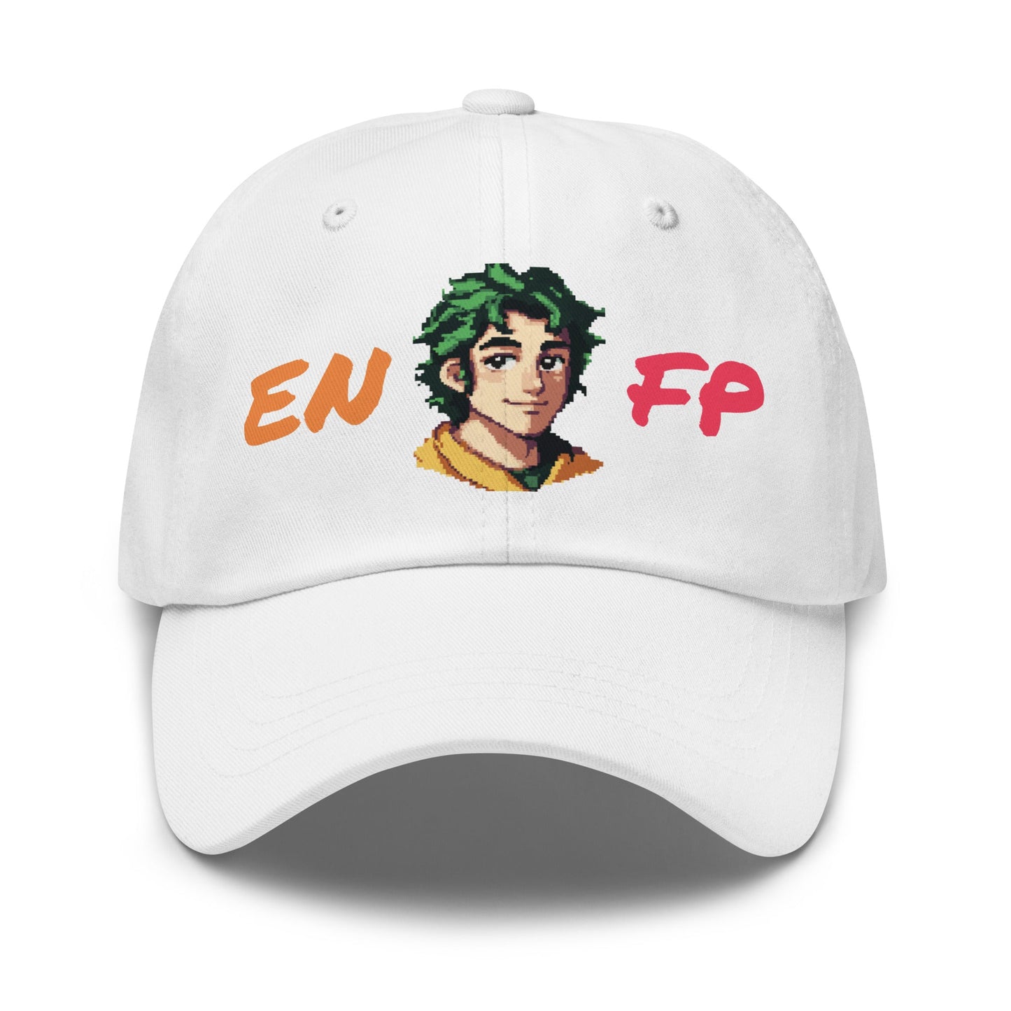 ENFP Male Pixel Art Embroidered Dad Hat - MindGem