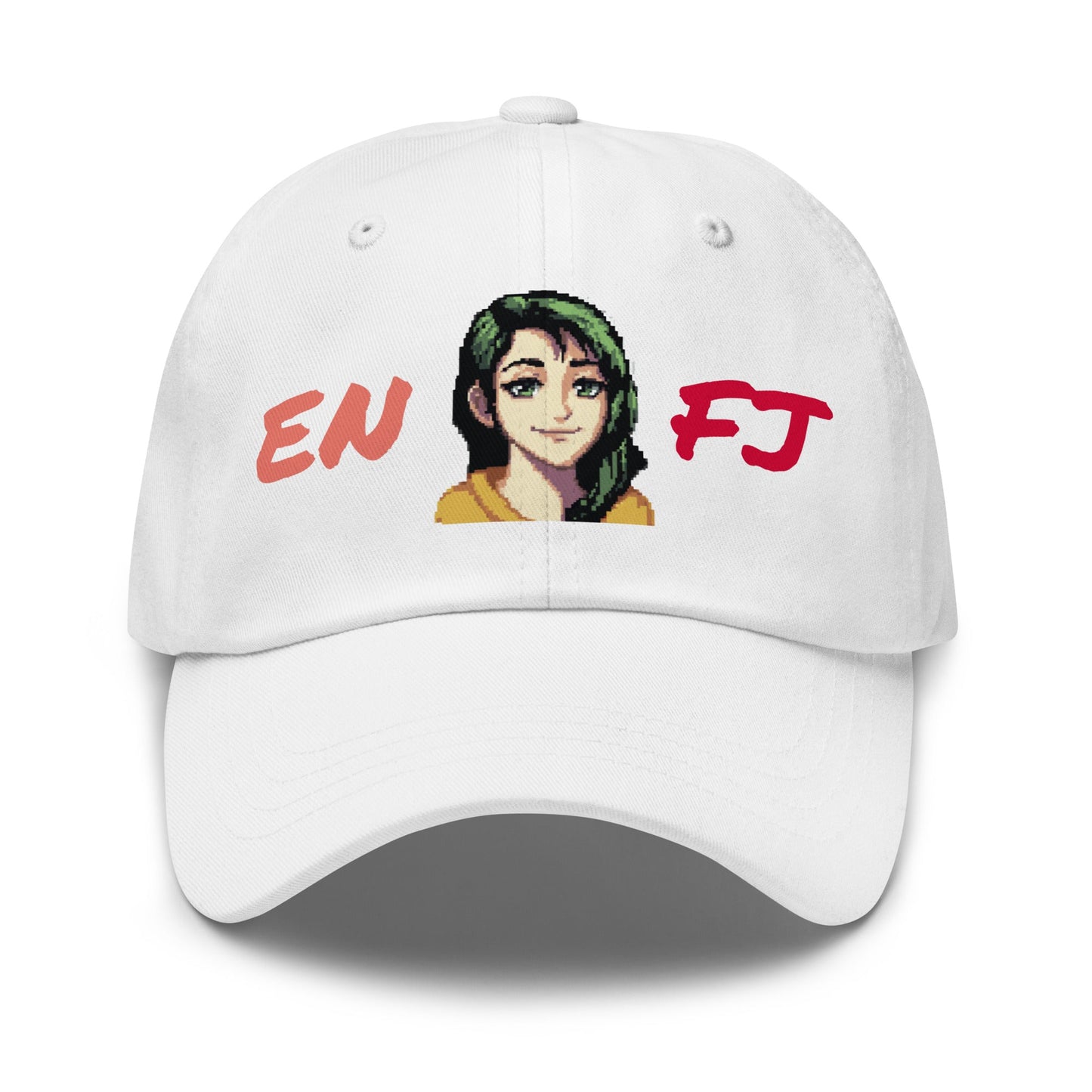 ENTJ Female Pixel Art Embroidered Dad Hat - MindGem