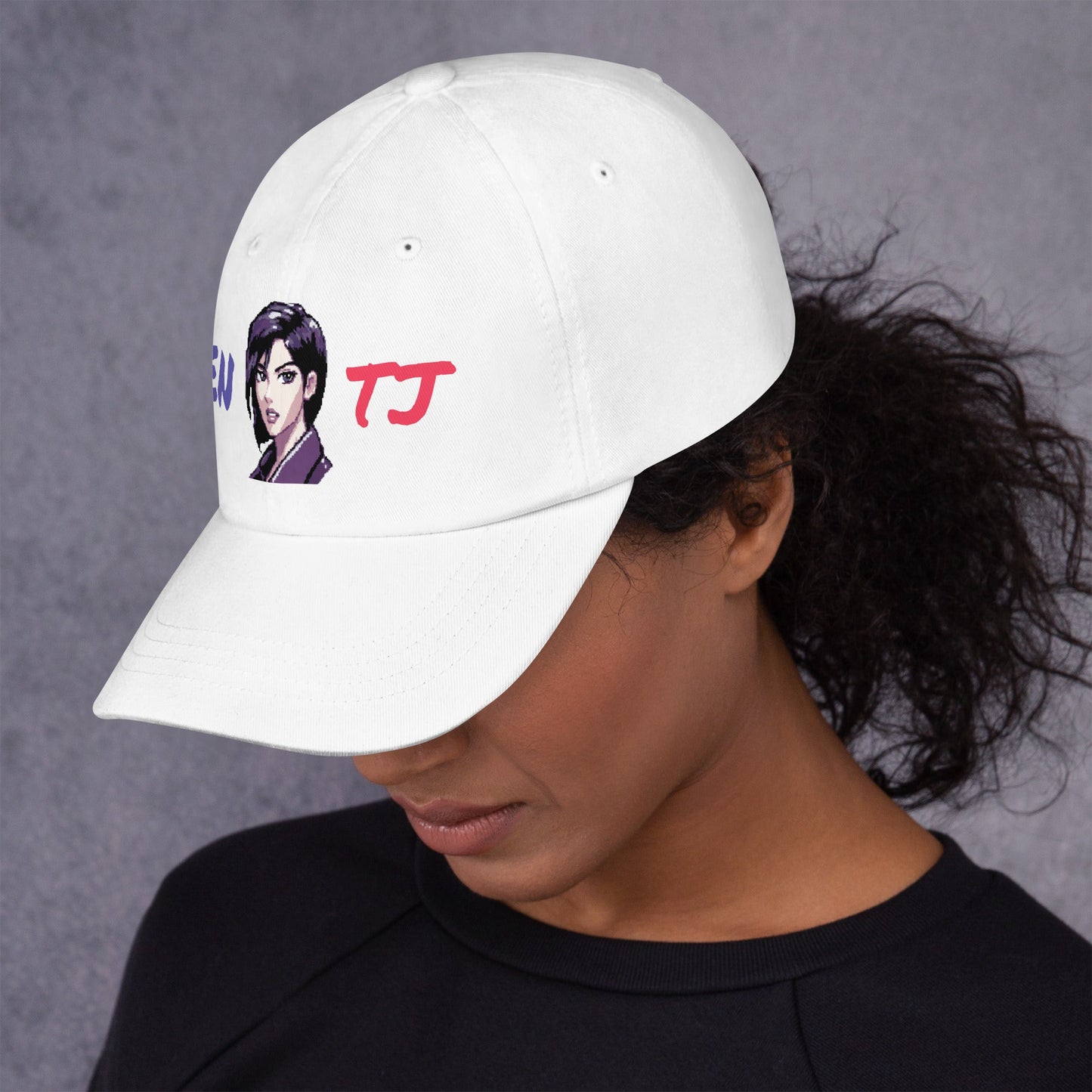ENTJ Female Pixel Art Embroidered Dad Hat - MindGem
