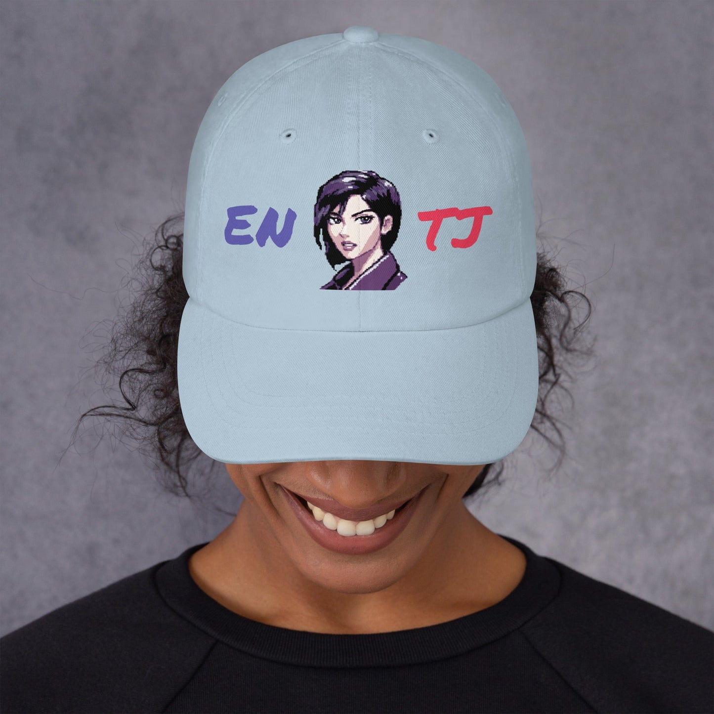 ENTJ Female Pixel Art Embroidered Dad Hat - MindGem