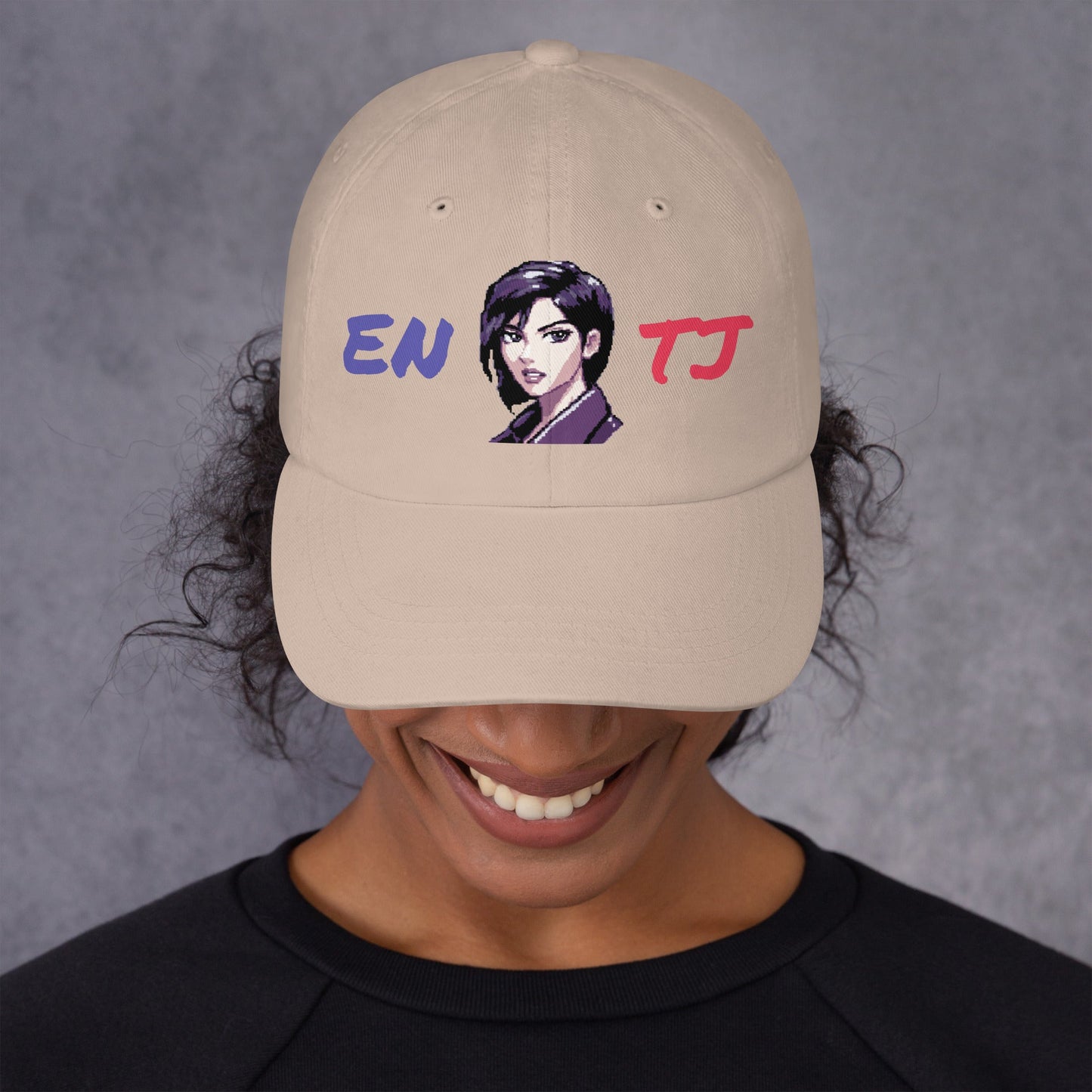 ENTJ Female Pixel Art Embroidered Dad Hat - MindGem