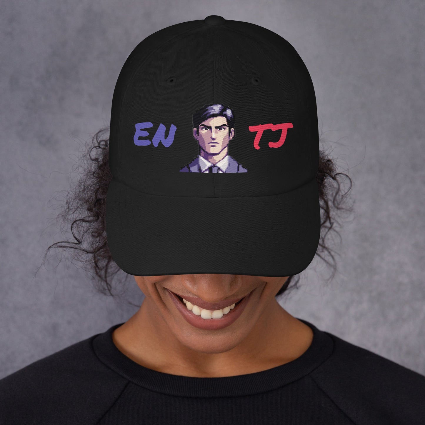 ENTJ Male Pixel Art Embroidered Dad Hat - MindGem
