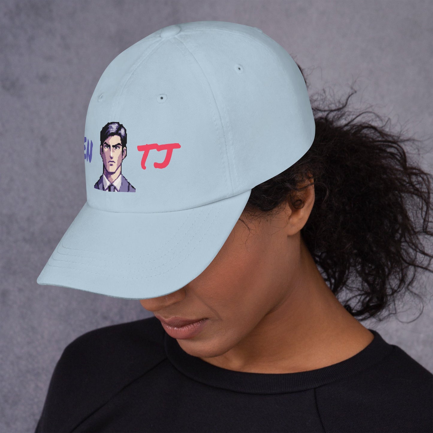 ENTJ Male Pixel Art Embroidered Dad Hat - MindGem
