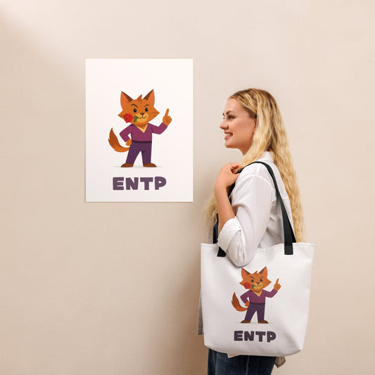ENTP Tote Bag | The Personality Cats Tote | MBTI Accessories - MindGem