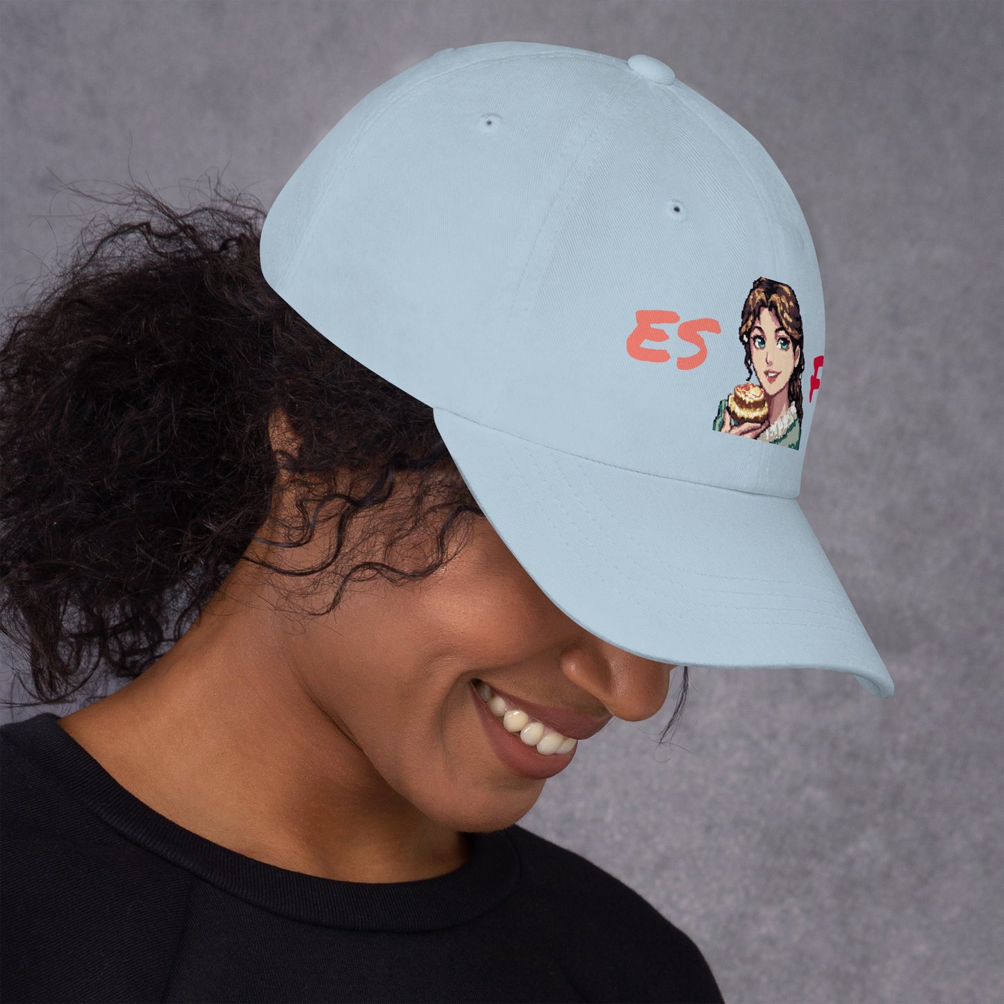 ESFJ Female Pixel Art Embroidered Dad Hat - MindGem