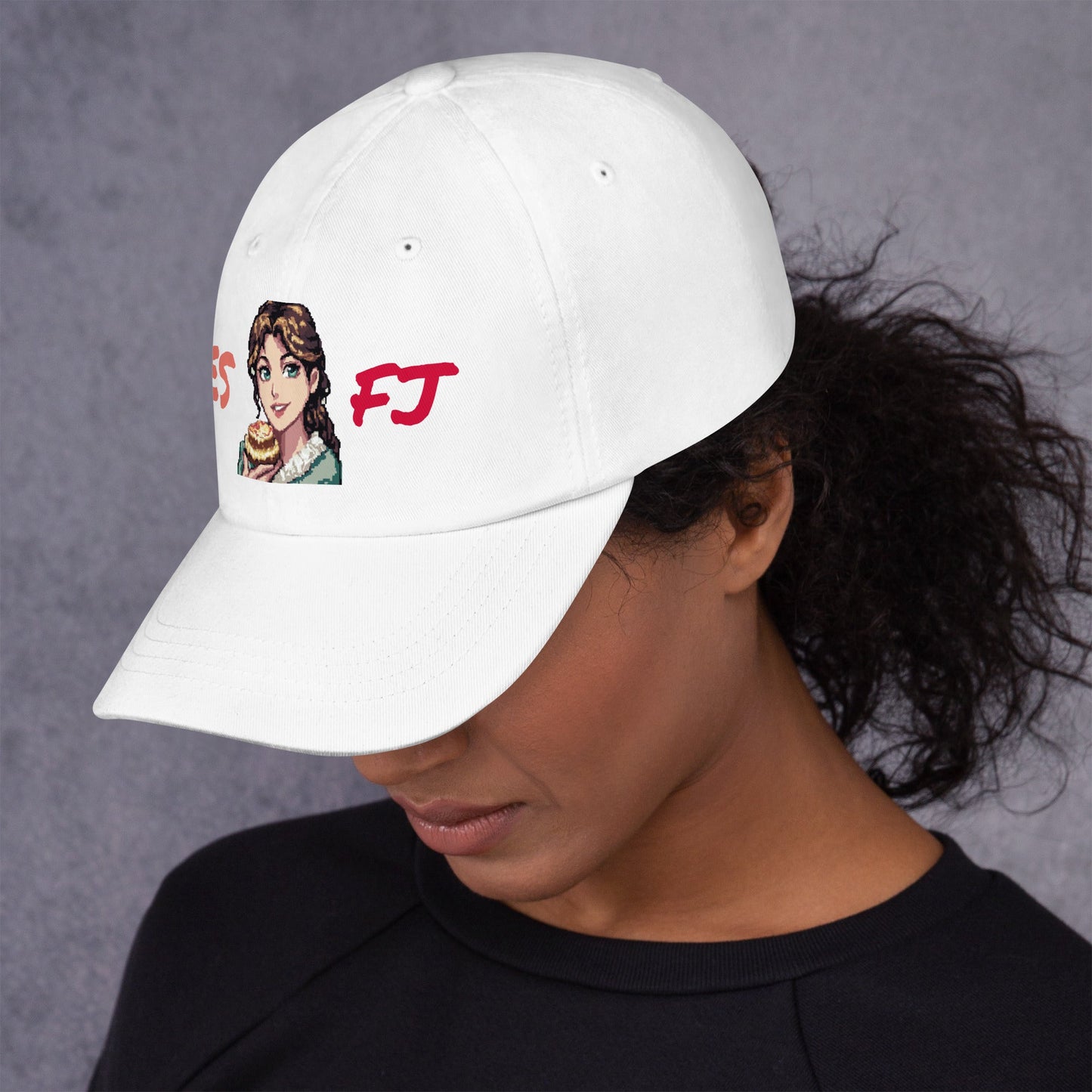 ESFJ Female Pixel Art Embroidered Dad Hat - MindGem