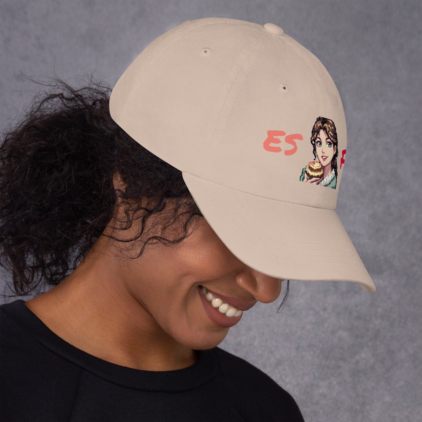 ESFJ Female Pixel Art Embroidered Dad Hat - MindGem