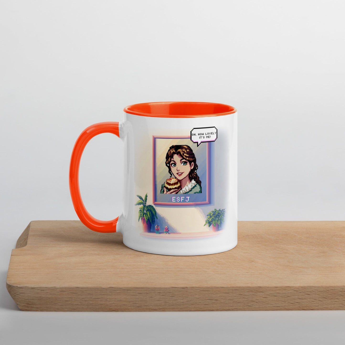 ESFJ Female Pixel Art Mug | "Inner Mirror" | Reflect Your True Self - MindGem