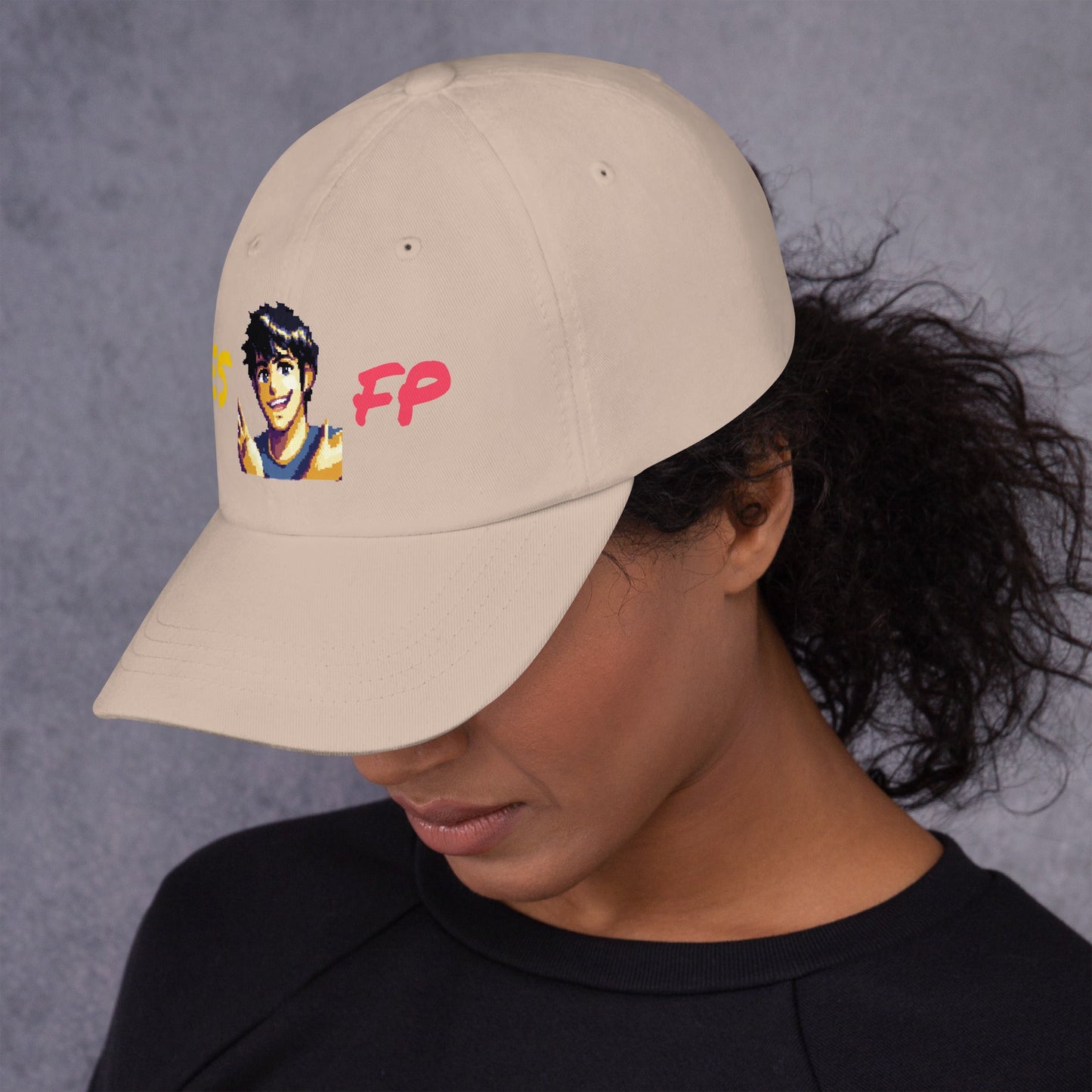 ESFP Male Pixel Art Embroidered Dad Hat - MindGem