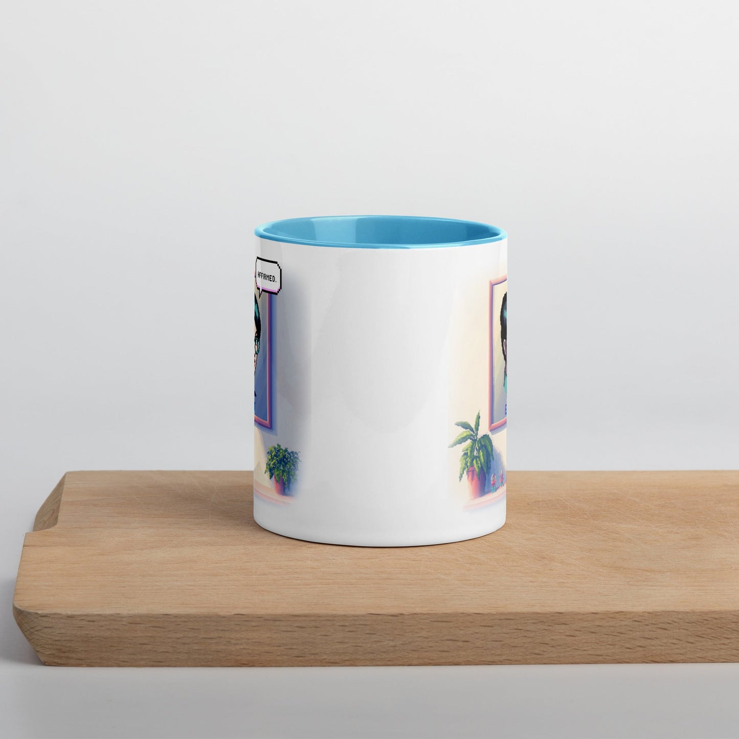 ESTJ Female Pixel Art Mug | "Inner Mirror" | Reflect Your True Self - MindGem