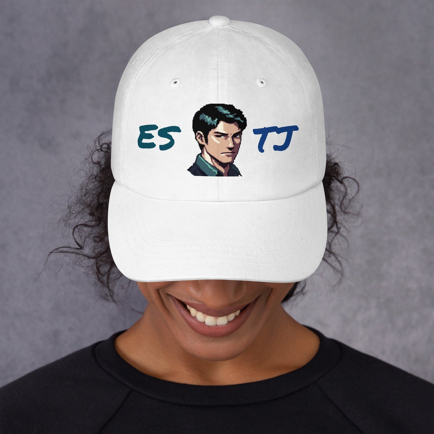 ESTJ Male Pixel Art Embroidered Dad Hat - MindGem