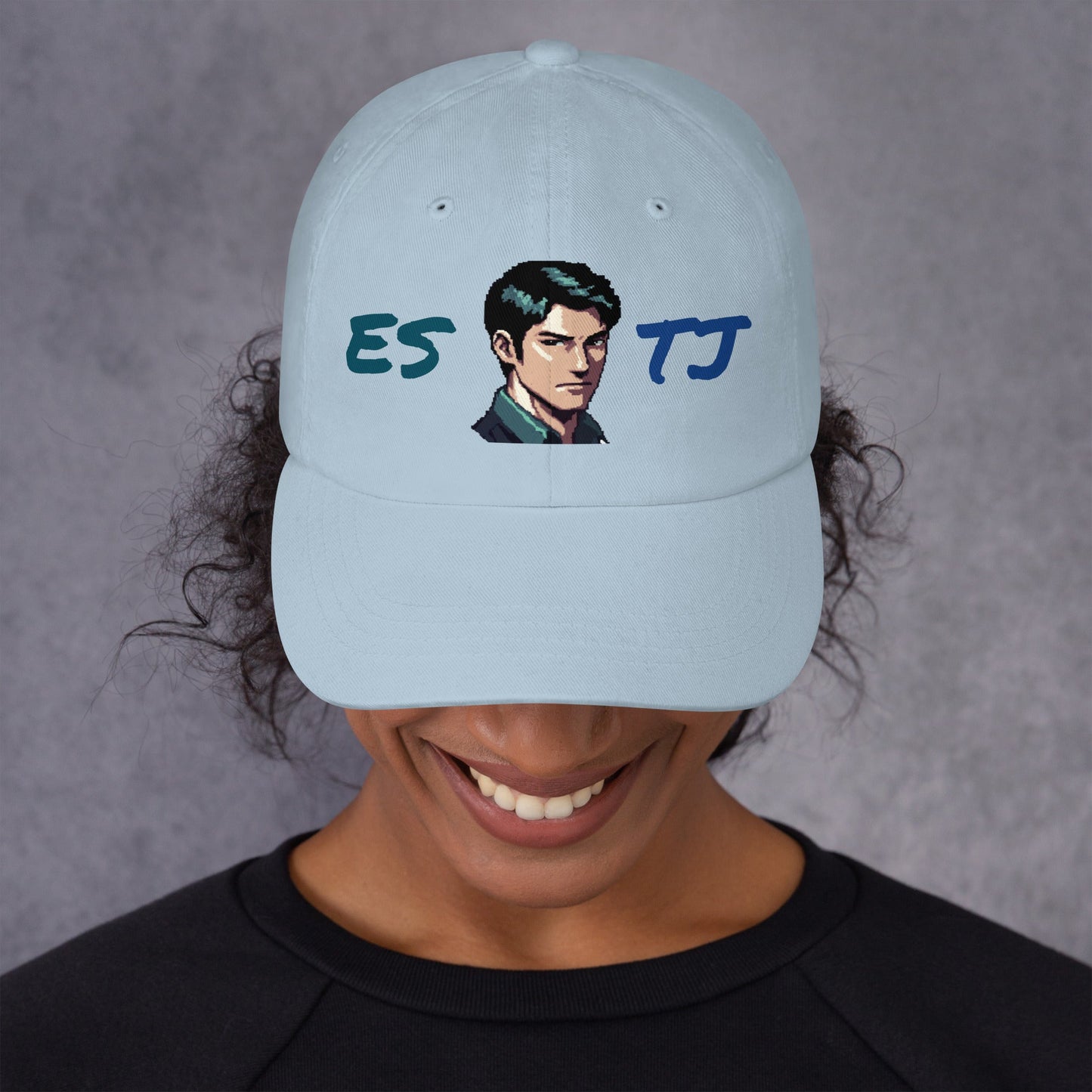 ESTJ Male Pixel Art Embroidered Dad Hat - MindGem