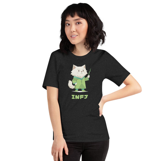INFJ T-Shirt | The Personality Cats Tee | MBTI Personality Apparel - MindGem