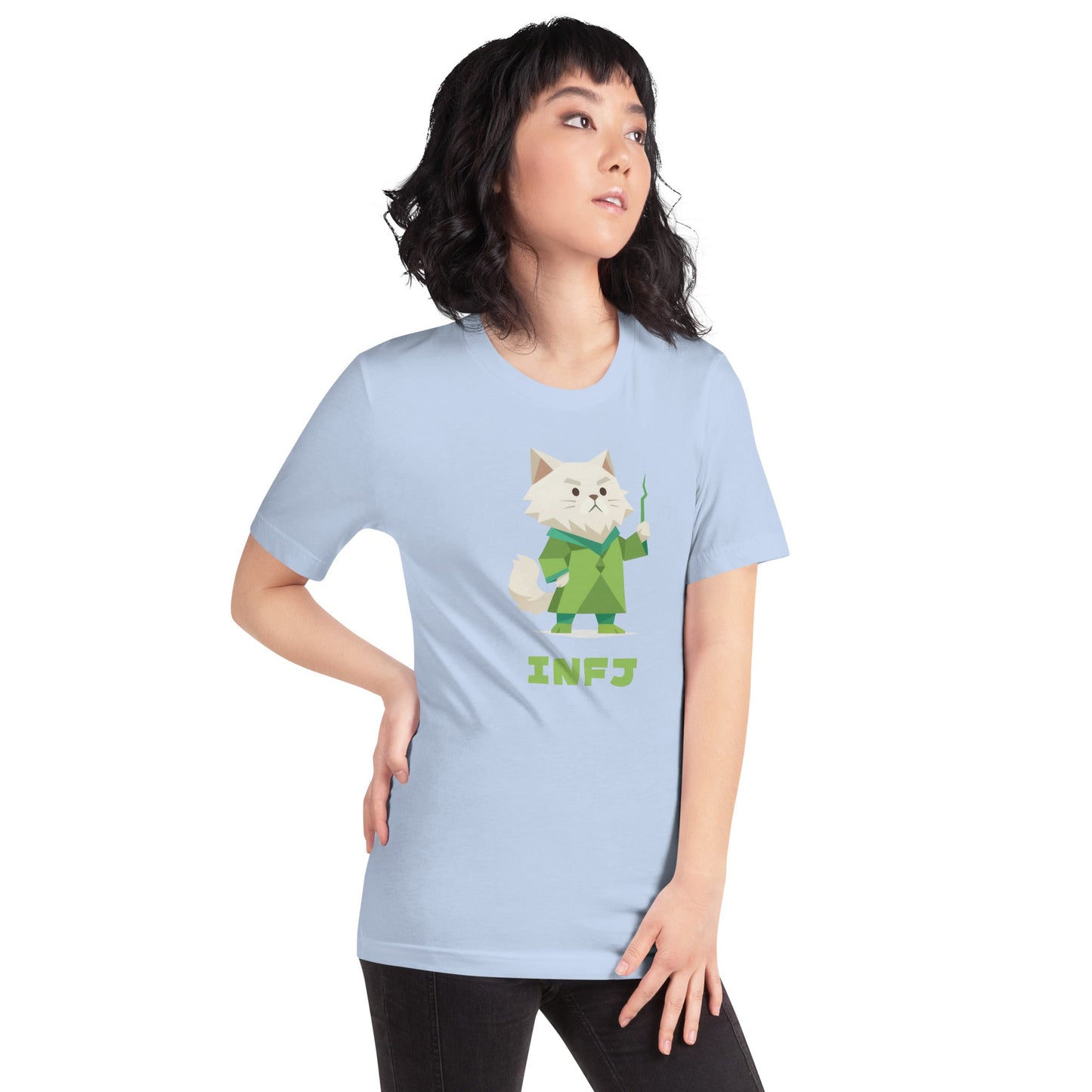 INFJ T-Shirt | The Personality Cats Tee | MBTI Personality Apparel - MindGem