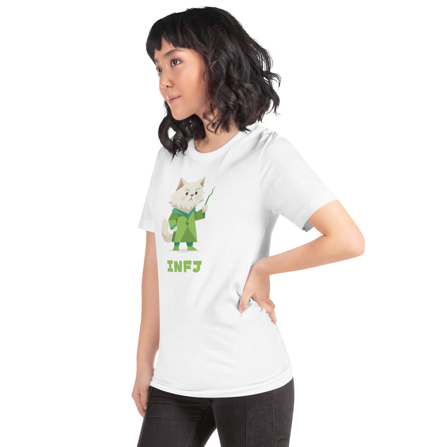 INFJ T-Shirt | The Personality Cats Tee | MBTI Personality Apparel - MindGem