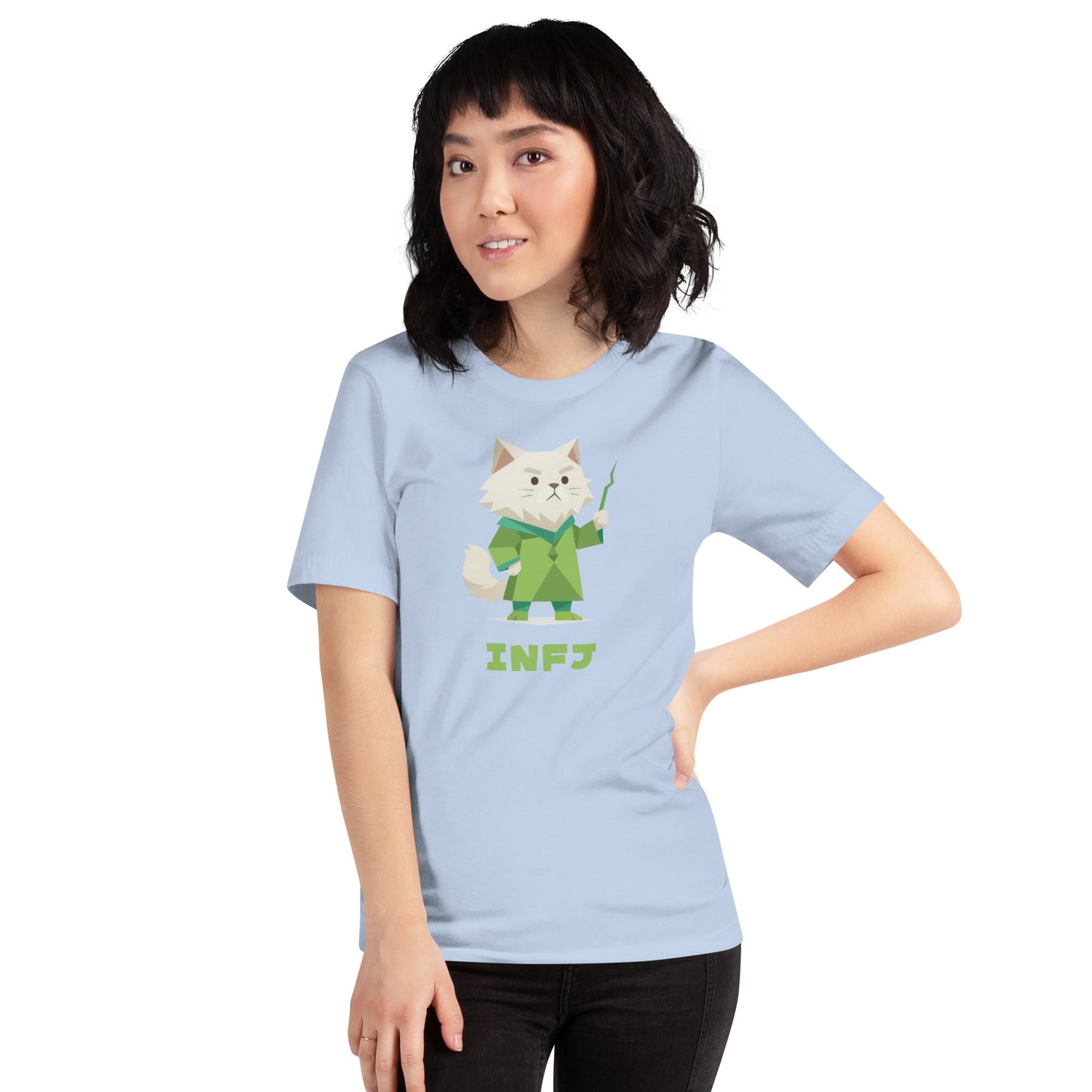 INFJ T-Shirt | The Personality Cats Tee | MBTI Personality Apparel - MindGem
