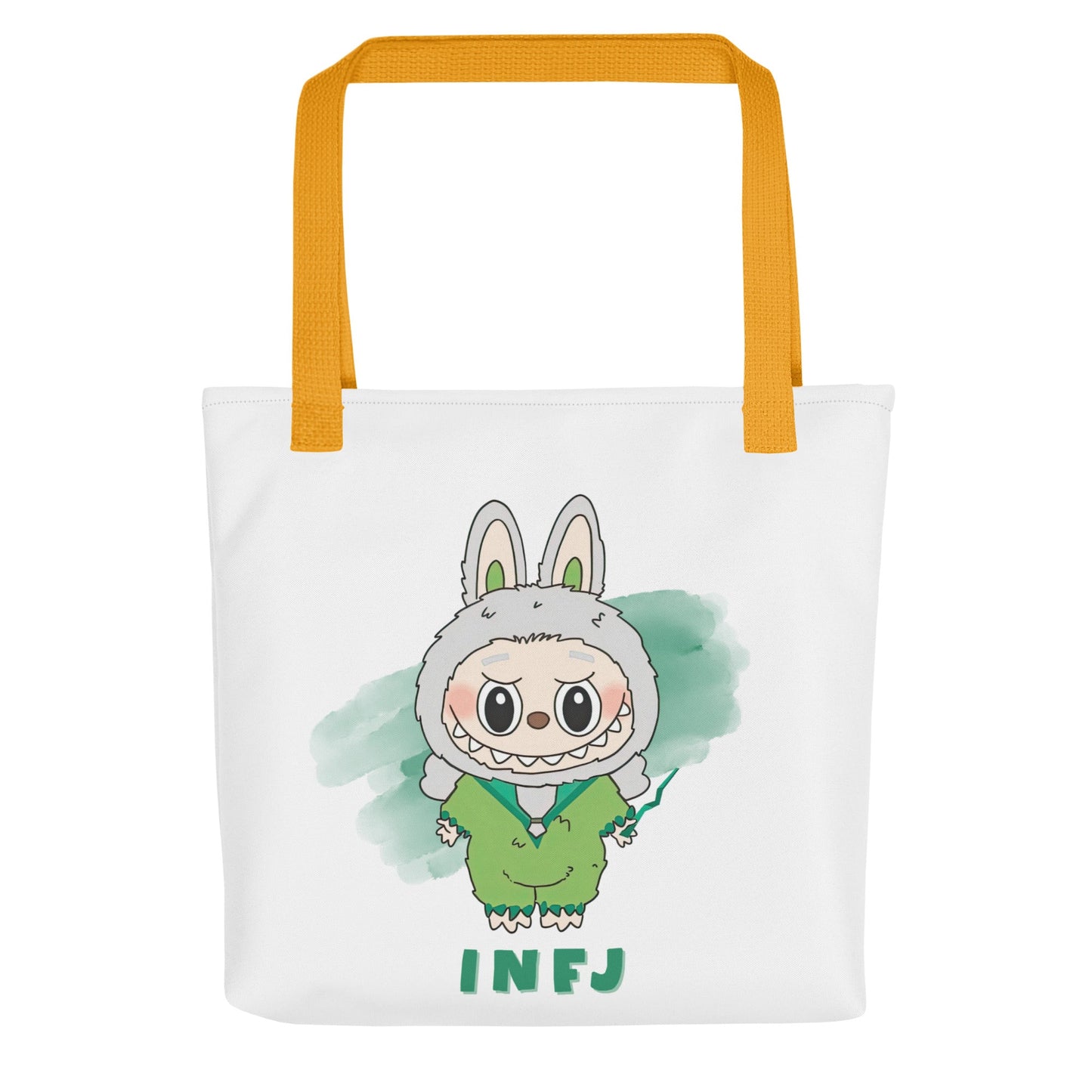 INFJ Tote Bag | The Advocate's Aura Quirky Monster - MindGem