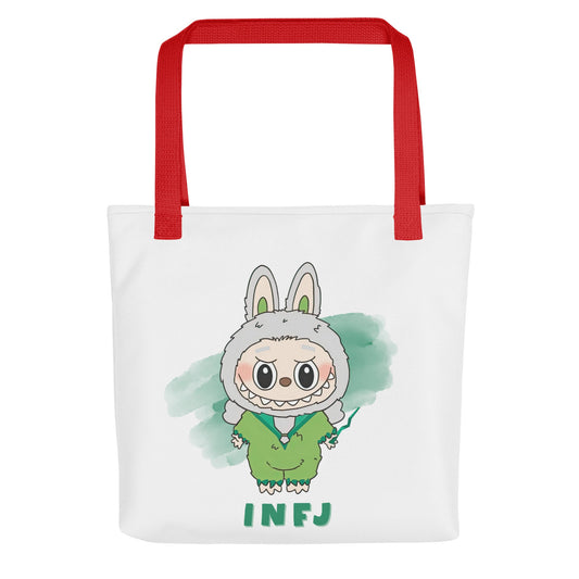 INFJ Tote Bag | The Advocate's Aura Quirky Monster - MindGem
