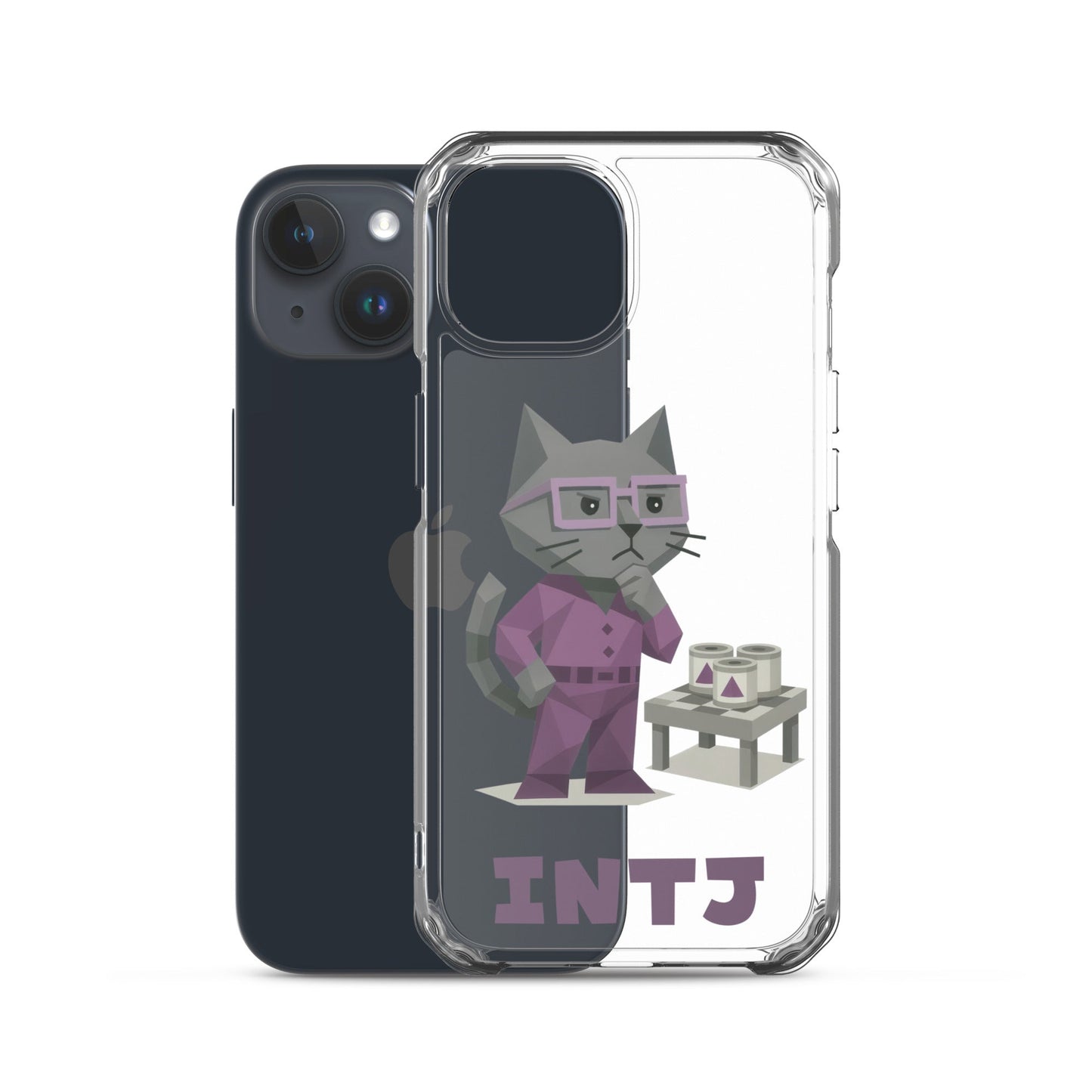 INTJ iPhone Case | The Personality Cats Case | MBTI Accessories - MindGem