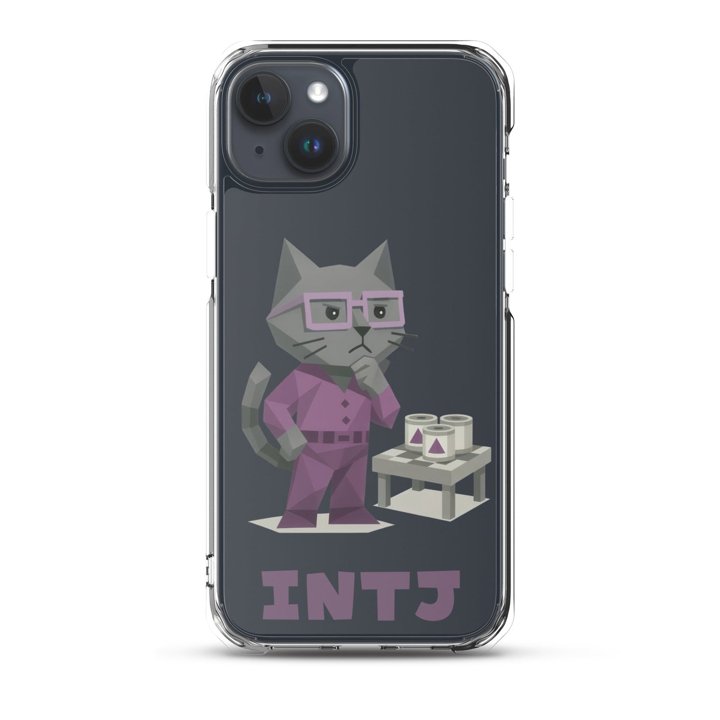 INTJ iPhone Case | The Personality Cats Case | MBTI Accessories - MindGem