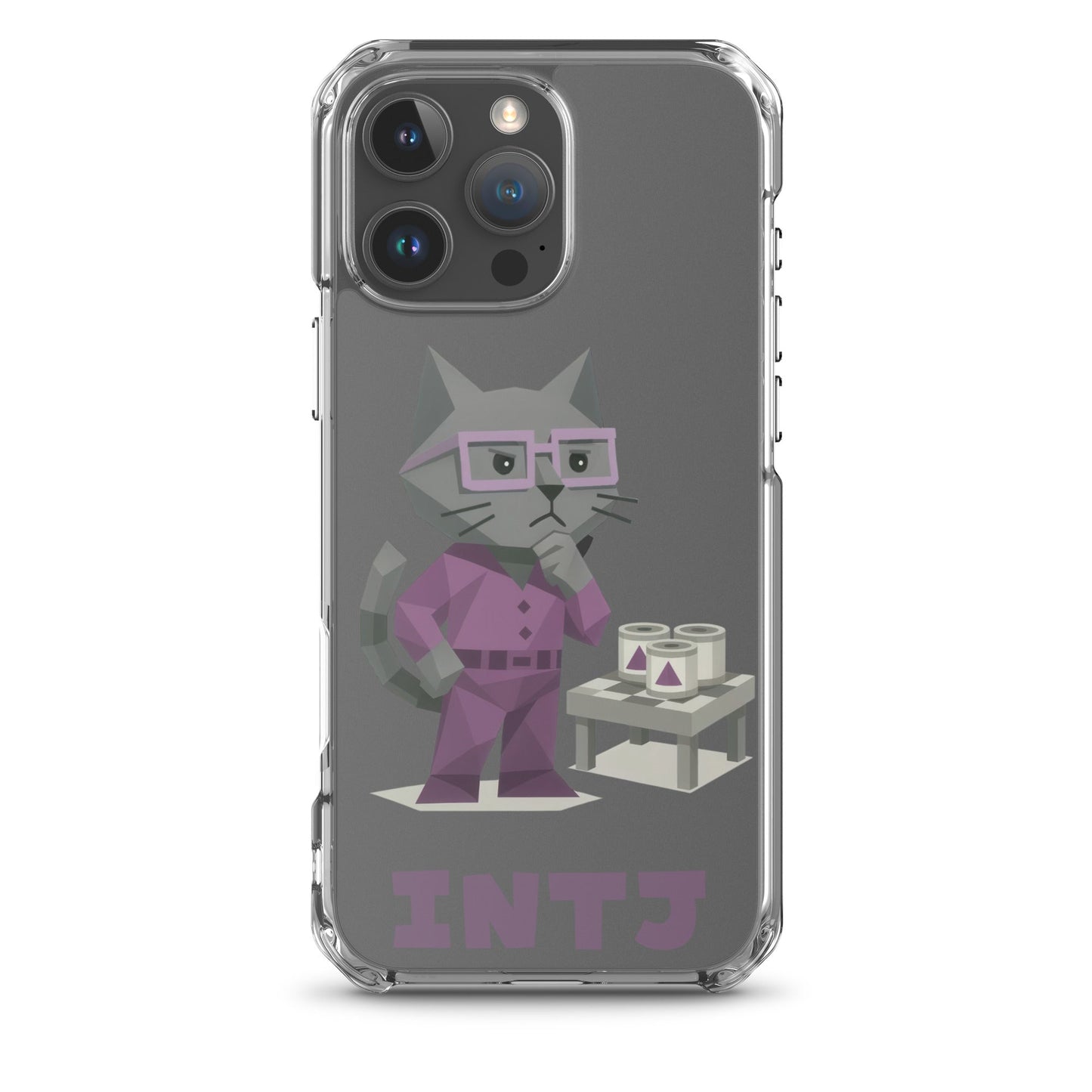 INTJ iPhone Case | The Personality Cats Case | MBTI Accessories - MindGem