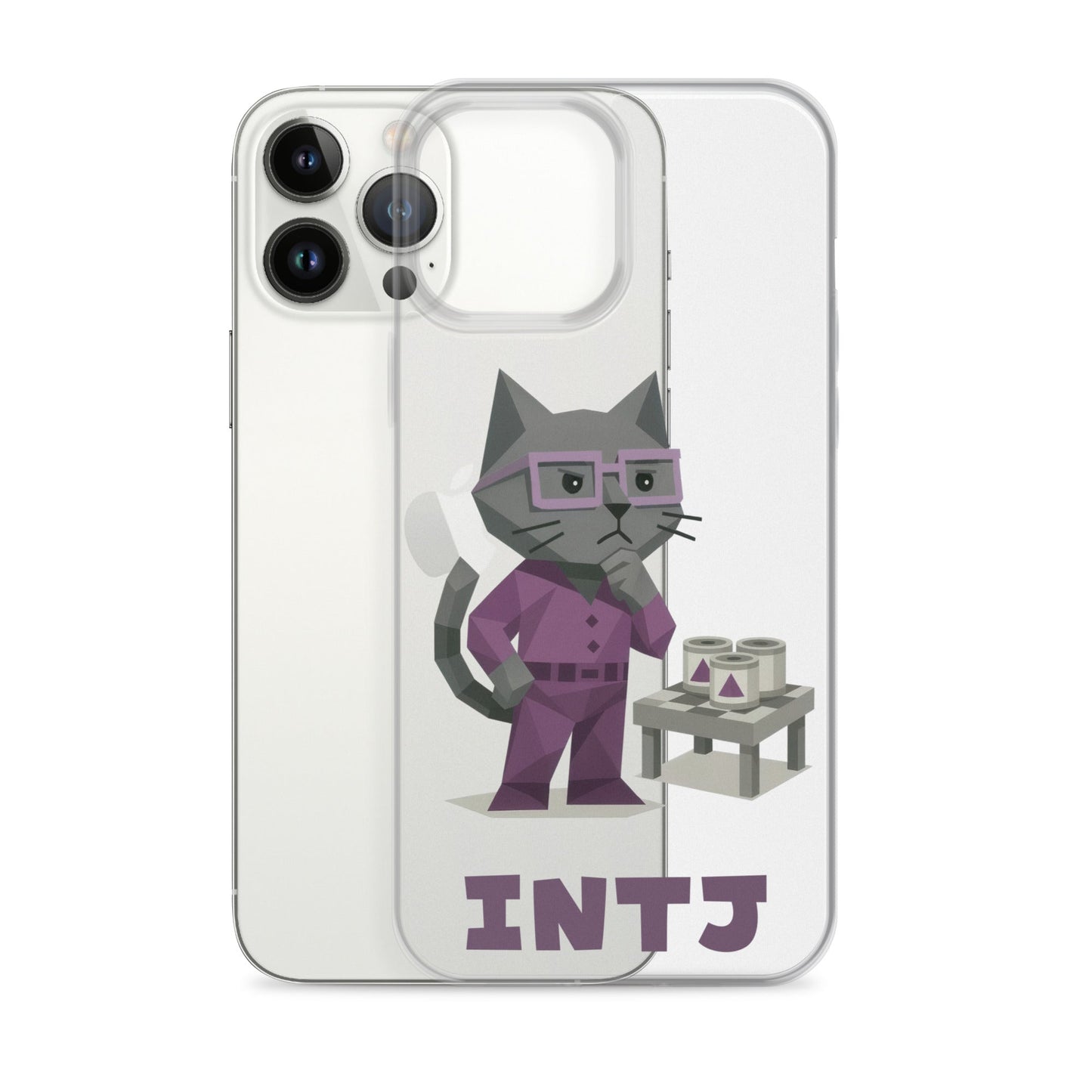 INTJ iPhone Case | The Personality Cats Case | MBTI Accessories - MindGem