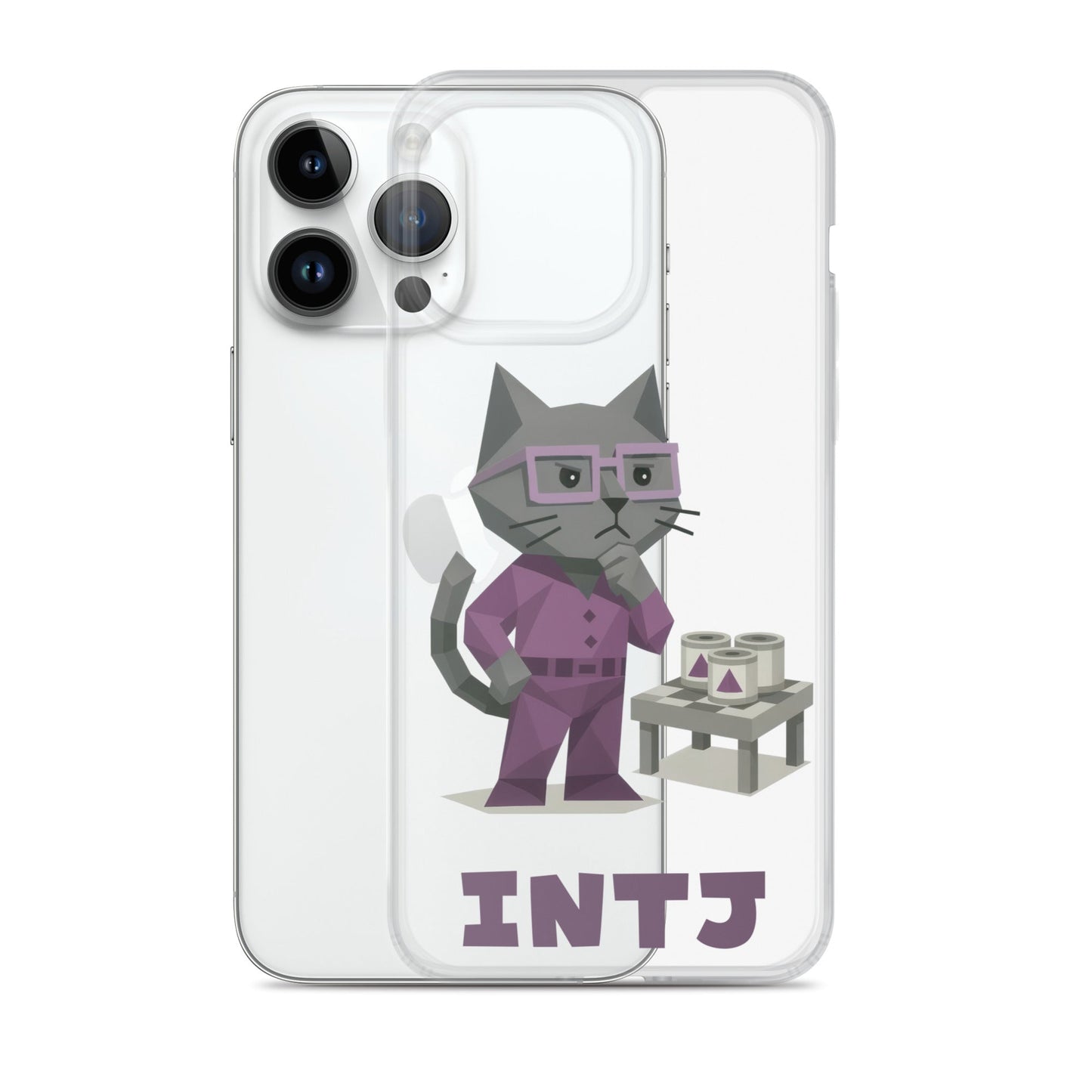 INTJ iPhone Case | The Personality Cats Case | MBTI Accessories - MindGem