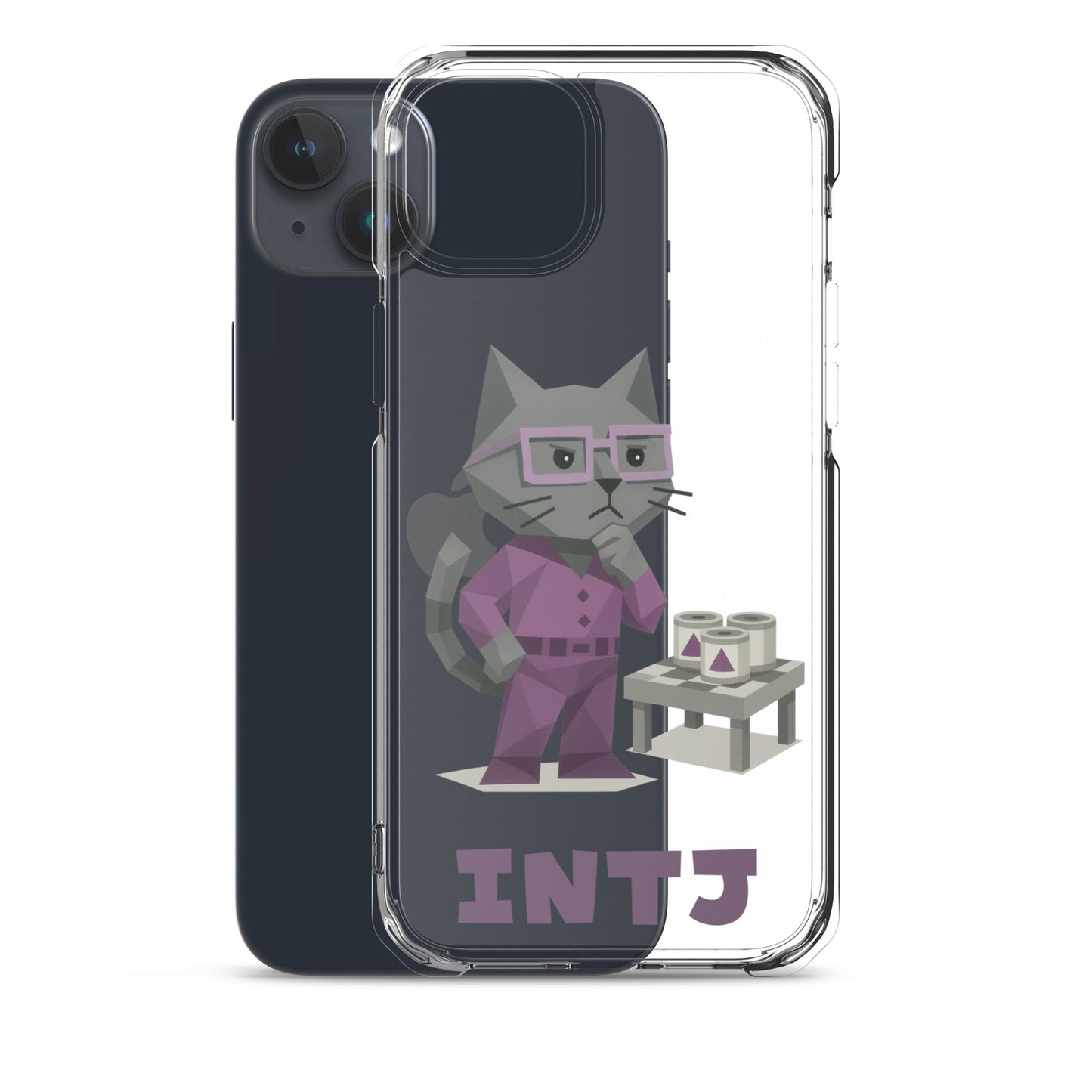 INTJ iPhone Case | The Personality Cats Case | MBTI Accessories - MindGem