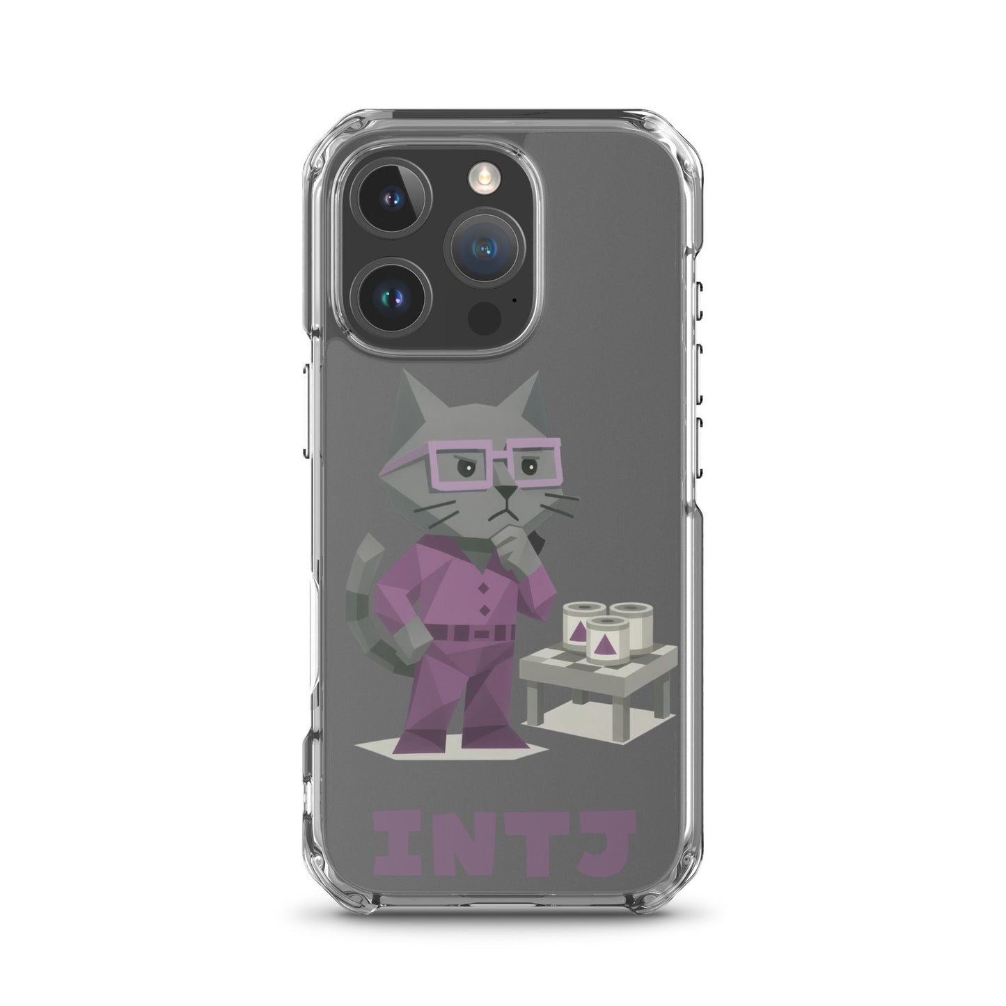 INTJ iPhone Case | The Personality Cats Case | MBTI Accessories - MindGem