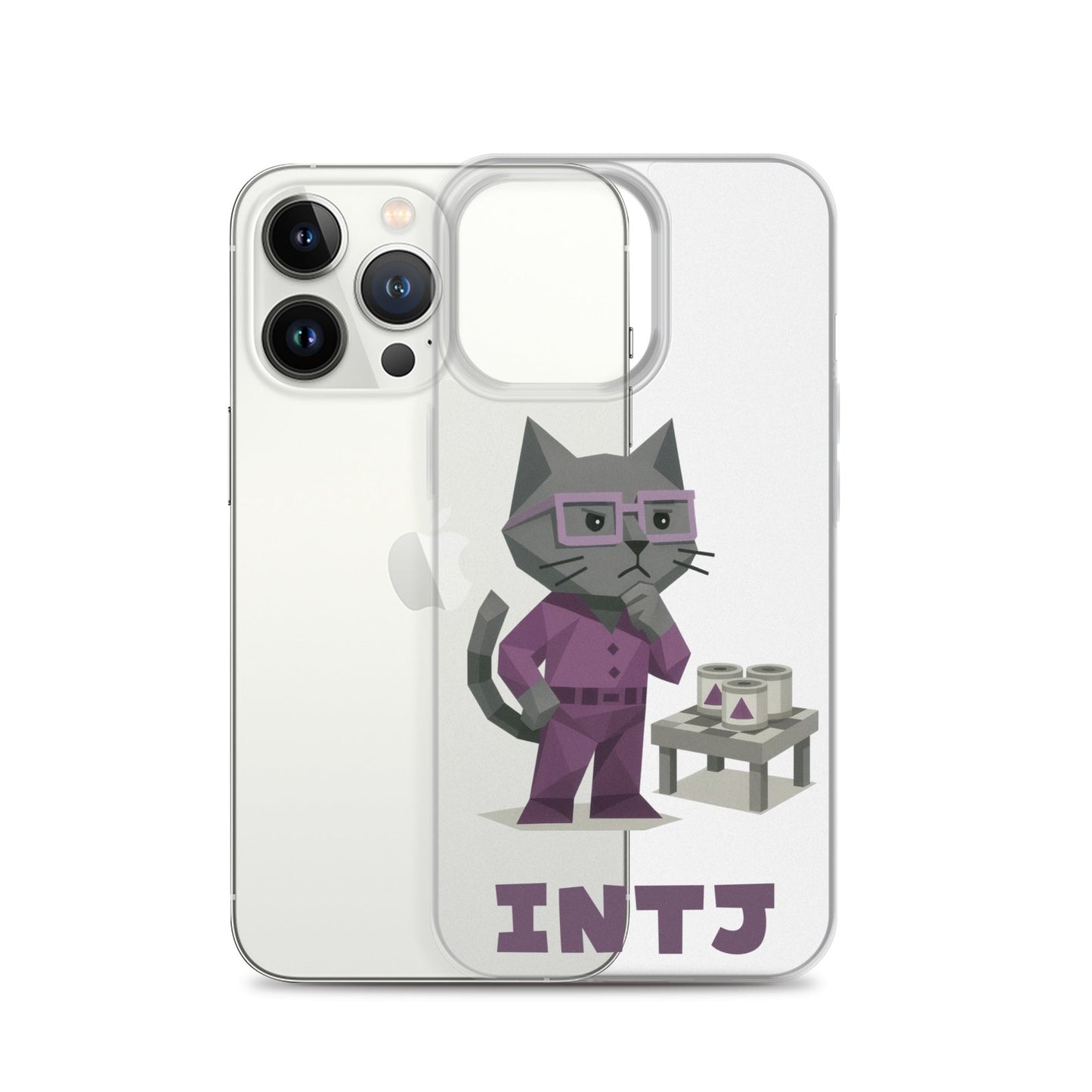 INTJ iPhone Case | The Personality Cats Case | MBTI Accessories - MindGem