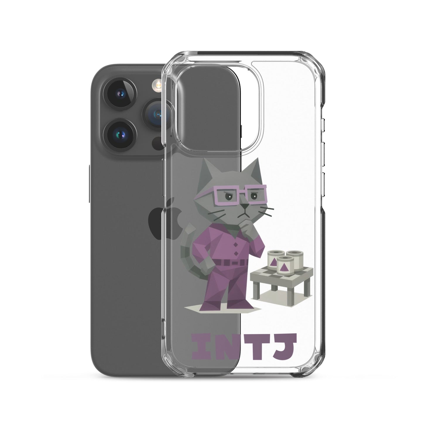 INTJ iPhone Case | The Personality Cats Case | MBTI Accessories - MindGem