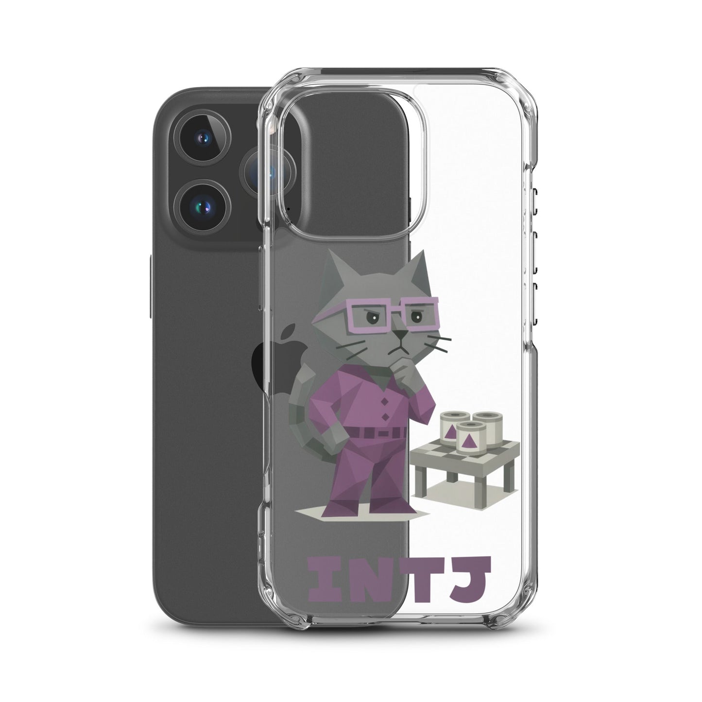 INTJ iPhone Case | The Personality Cats Case | MBTI Accessories - MindGem