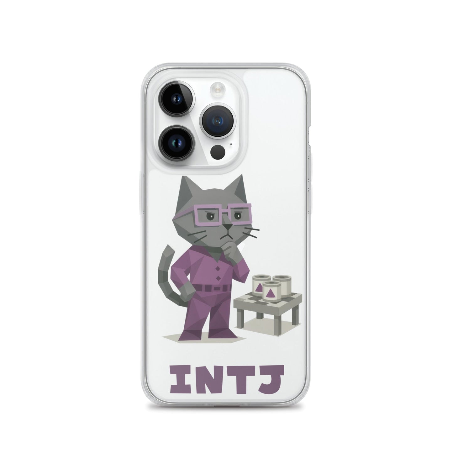 INTJ iPhone Case | The Personality Cats Case | MBTI Accessories - MindGem