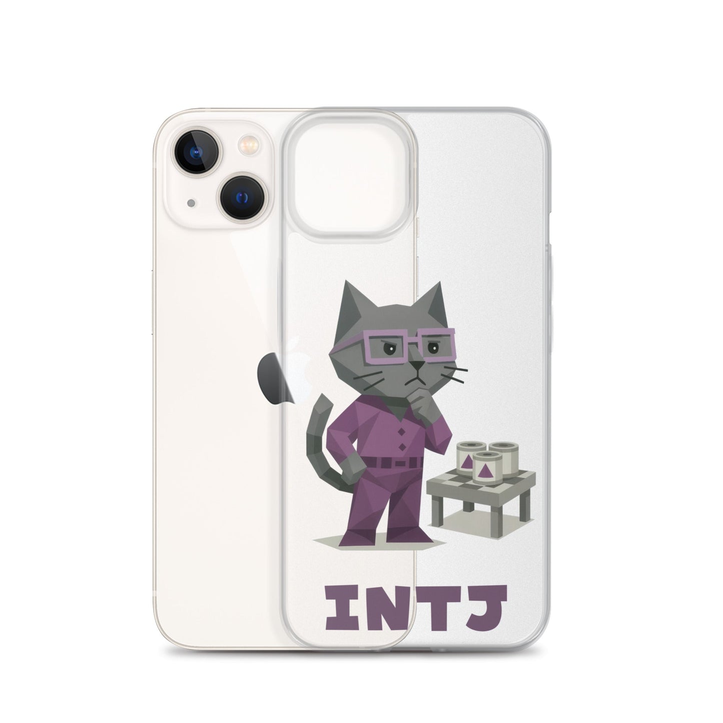 INTJ iPhone Case | The Personality Cats Case | MBTI Accessories - MindGem