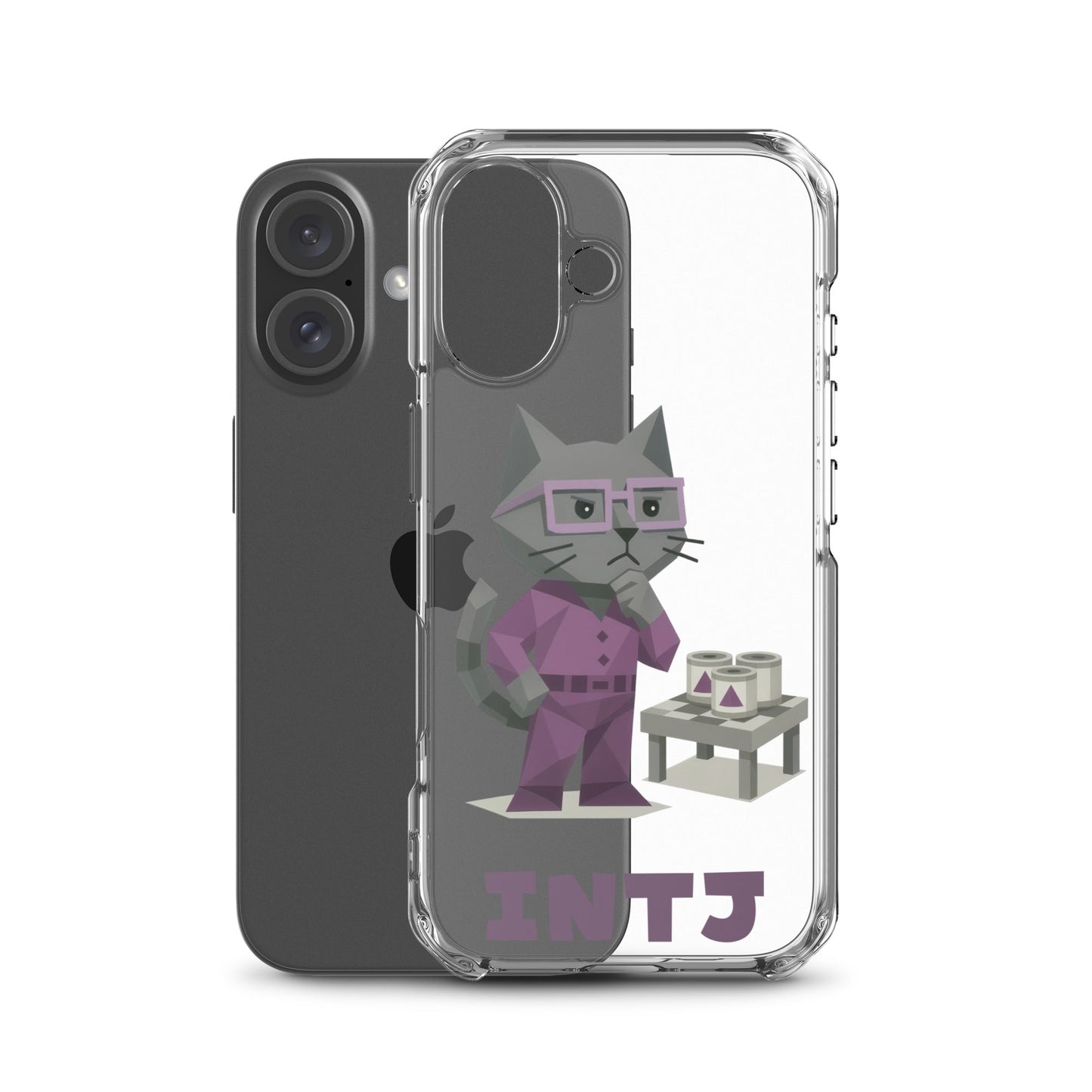 INTJ iPhone Case | The Personality Cats Case | MBTI Accessories - MindGem