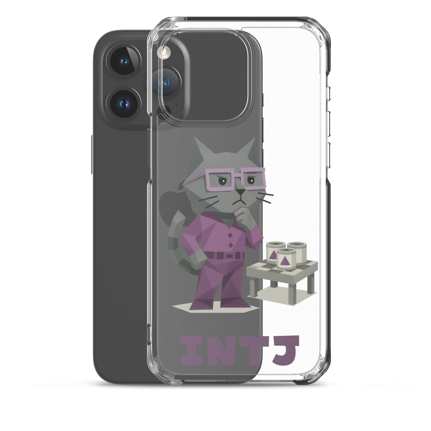 INTJ iPhone Case | The Personality Cats Case | MBTI Accessories - MindGem