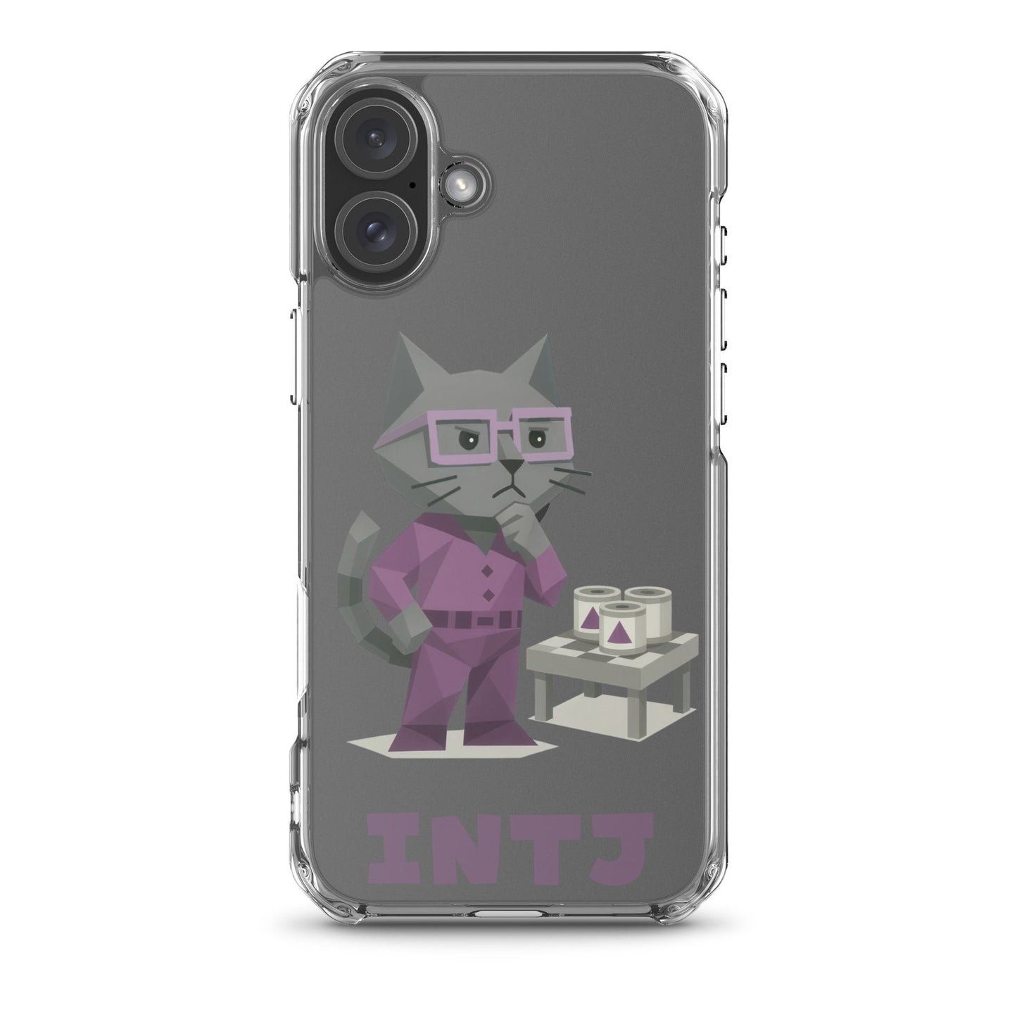 INTJ iPhone Case | The Personality Cats Case | MBTI Accessories - MindGem