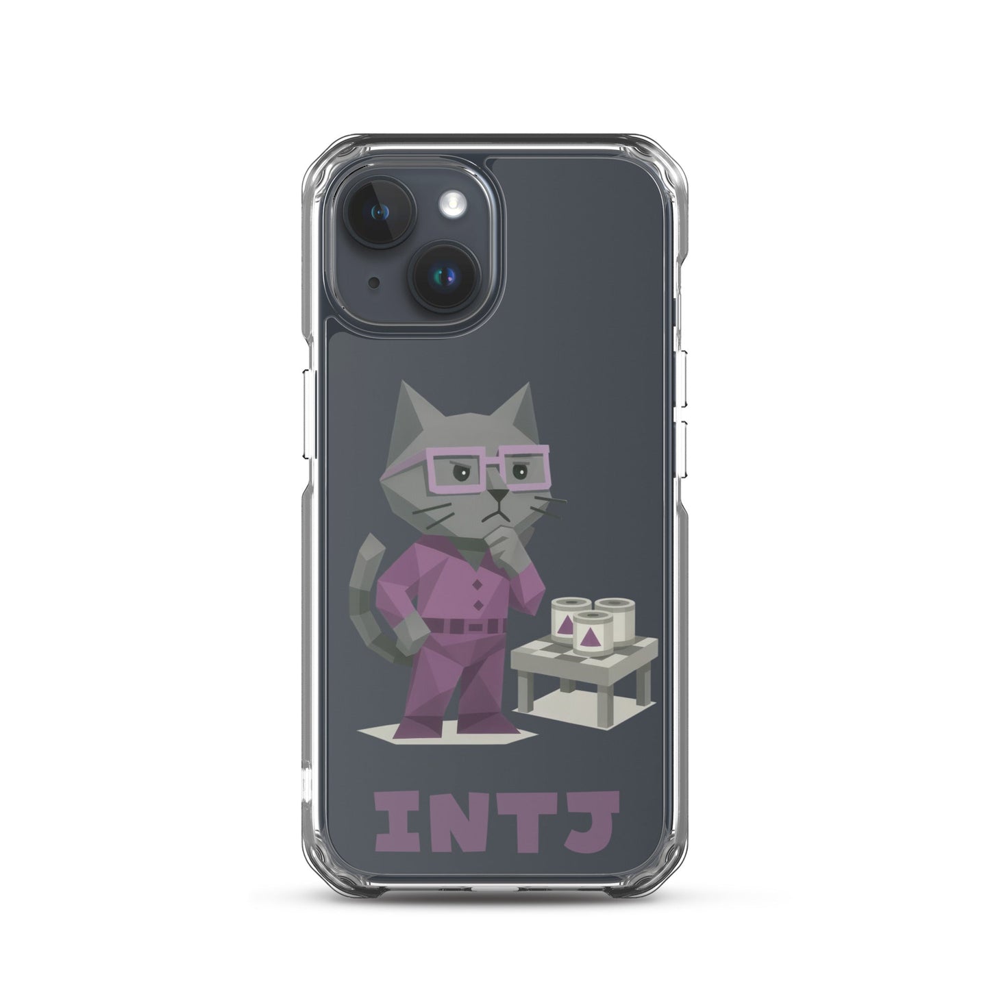 INTJ iPhone Case | The Personality Cats Case | MBTI Accessories - MindGem