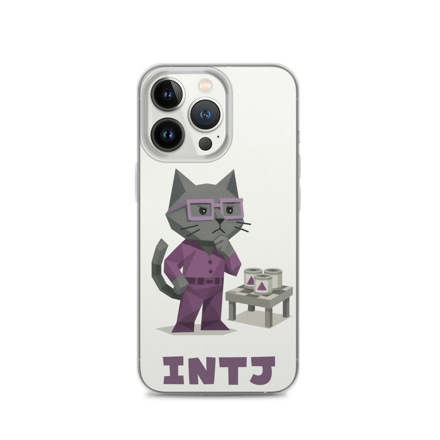 INTJ iPhone Case | The Personality Cats Case | MBTI Accessories - MindGem