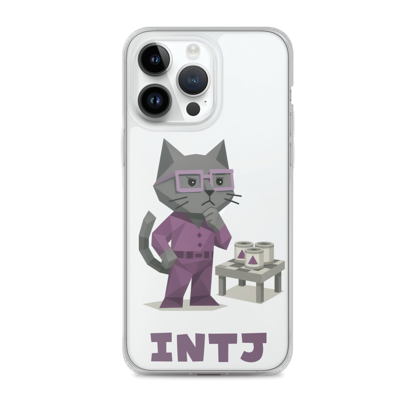 INTJ iPhone Case | The Personality Cats Case | MBTI Accessories - MindGem