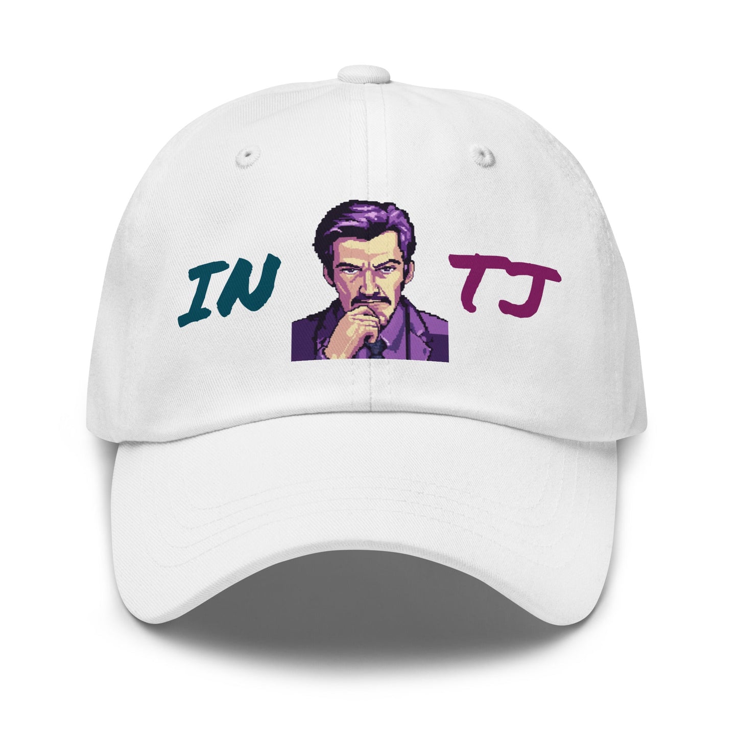 INTJ Male Pixel Art Embroidered Dad Hat - MindGem