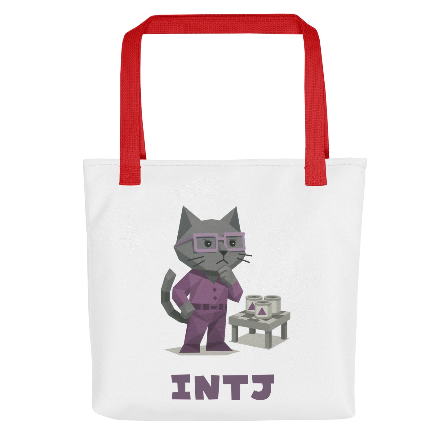 INTJ Tote Bag | The Personality Cats Tote | MBTI Accessories - MindGem
