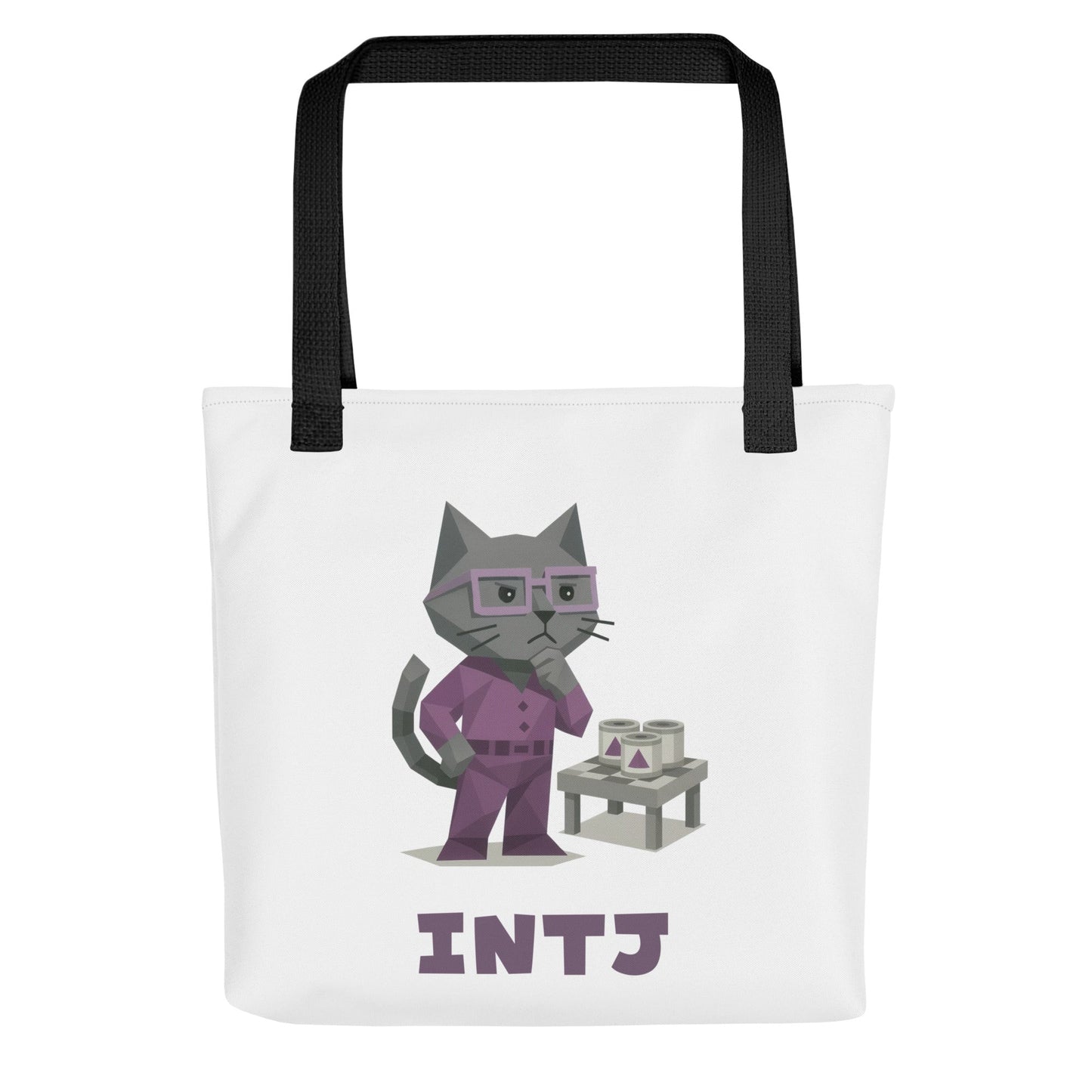INTJ Tote Bag | The Personality Cats Tote | MBTI Accessories - MindGem
