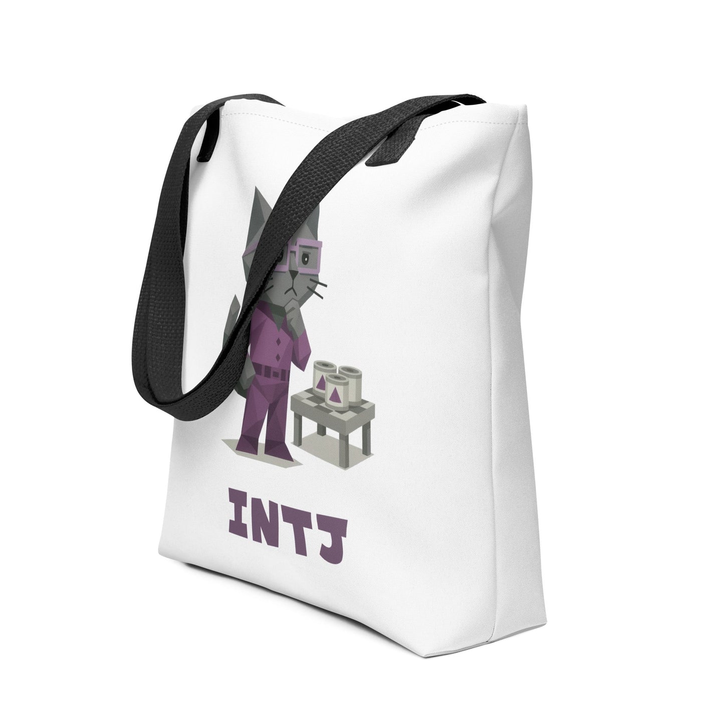 INTJ Tote Bag | The Personality Cats Tote | MBTI Accessories - MindGem