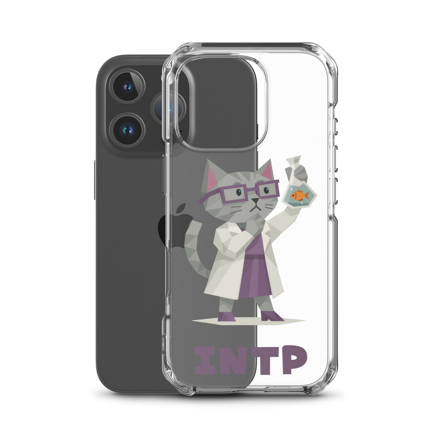 INTP iPhone Case | The Personality Cats Case | MBTI Accessories - MindGem