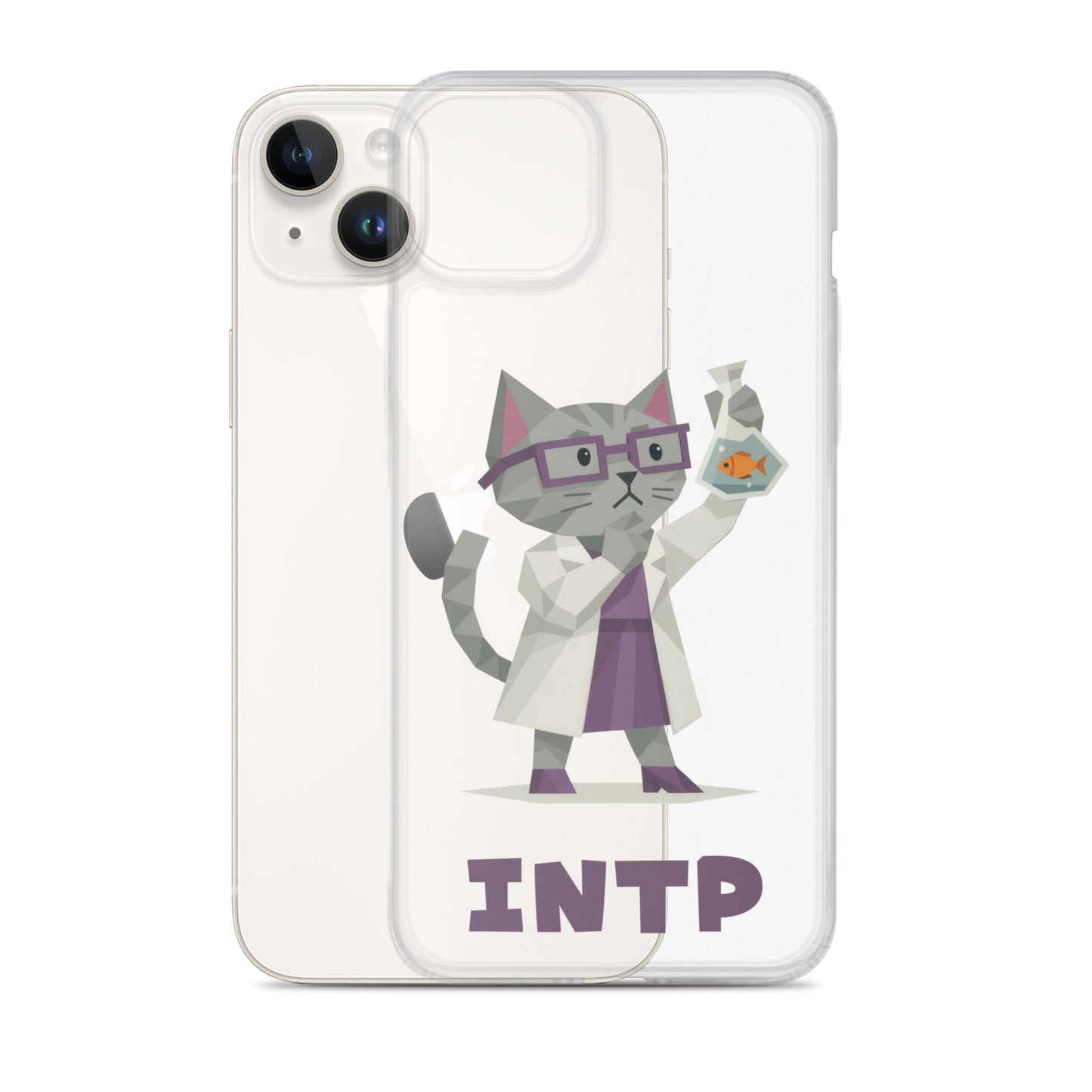 INTP iPhone Case | The Personality Cats Case | MBTI Accessories - MindGem