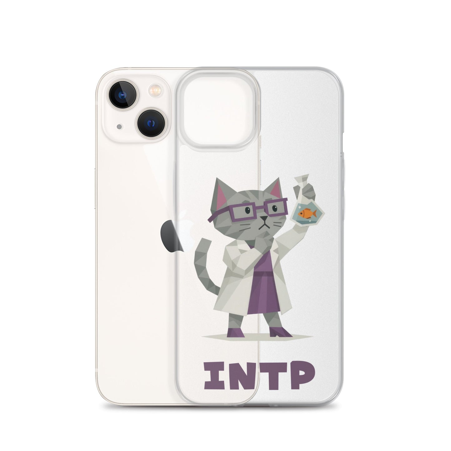 INTP iPhone Case | The Personality Cats Case | MBTI Accessories - MindGem