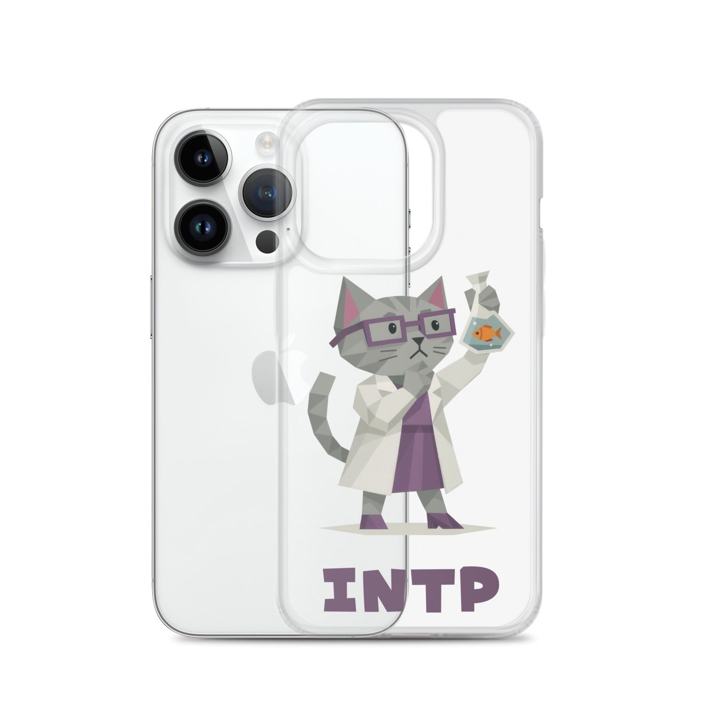 INTP iPhone Case | The Personality Cats Case | MBTI Accessories - MindGem