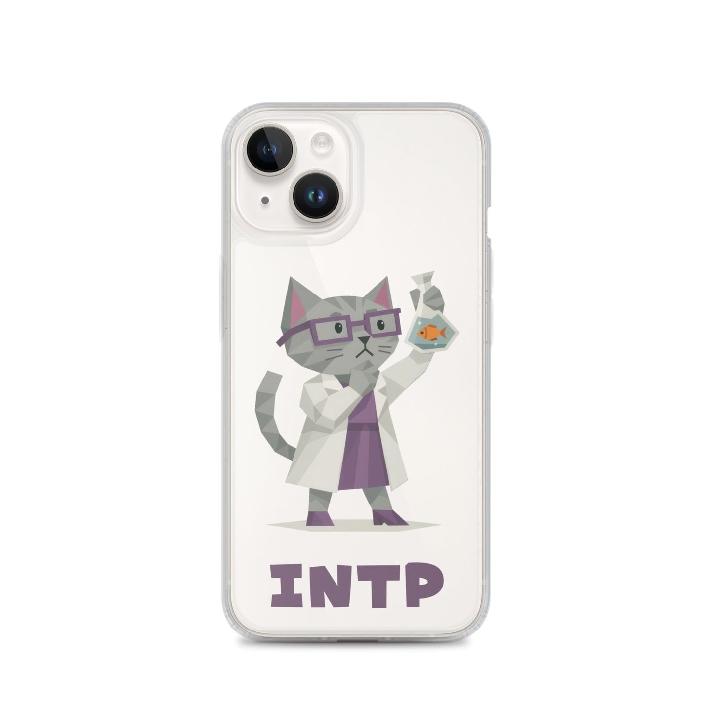 INTP iPhone Case | The Personality Cats Case | MBTI Accessories - MindGem